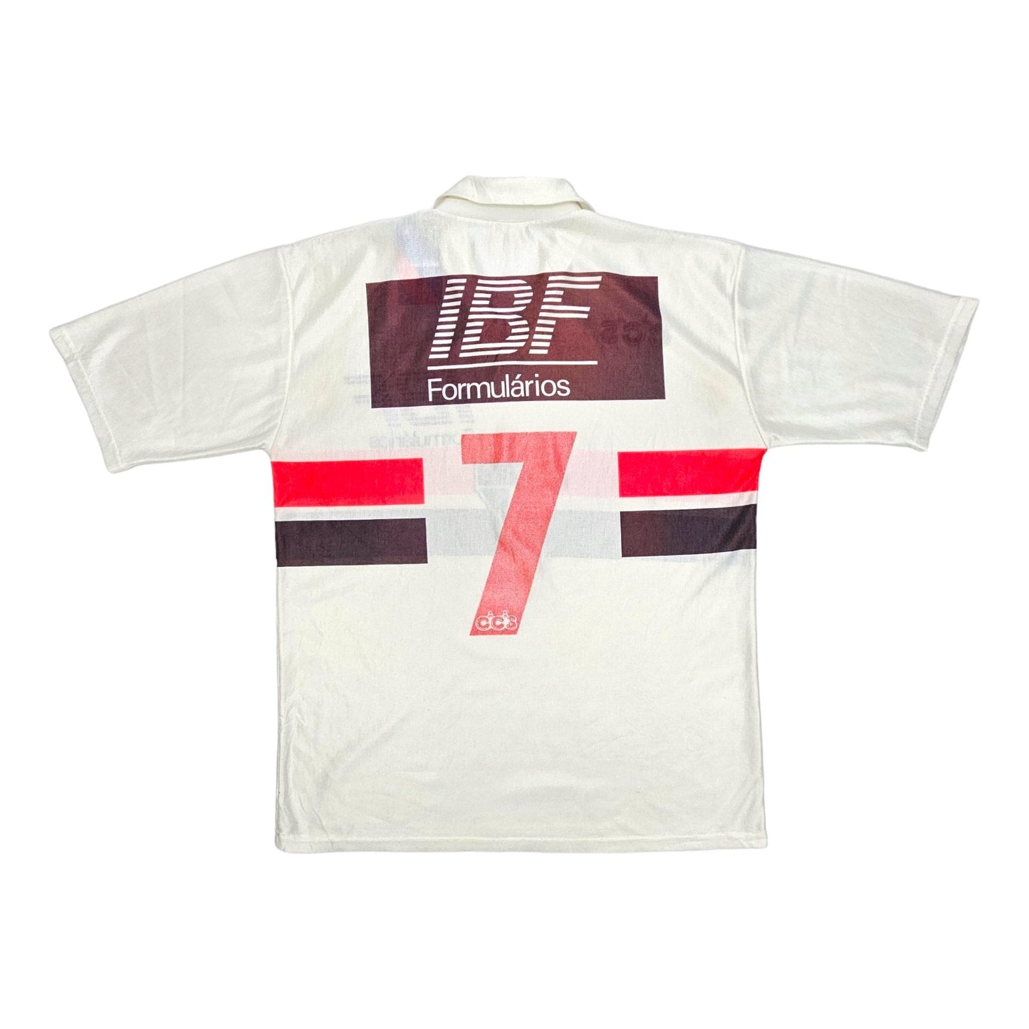 1991/92 Sao Paulo Home Football Shirt (M) CSS #7