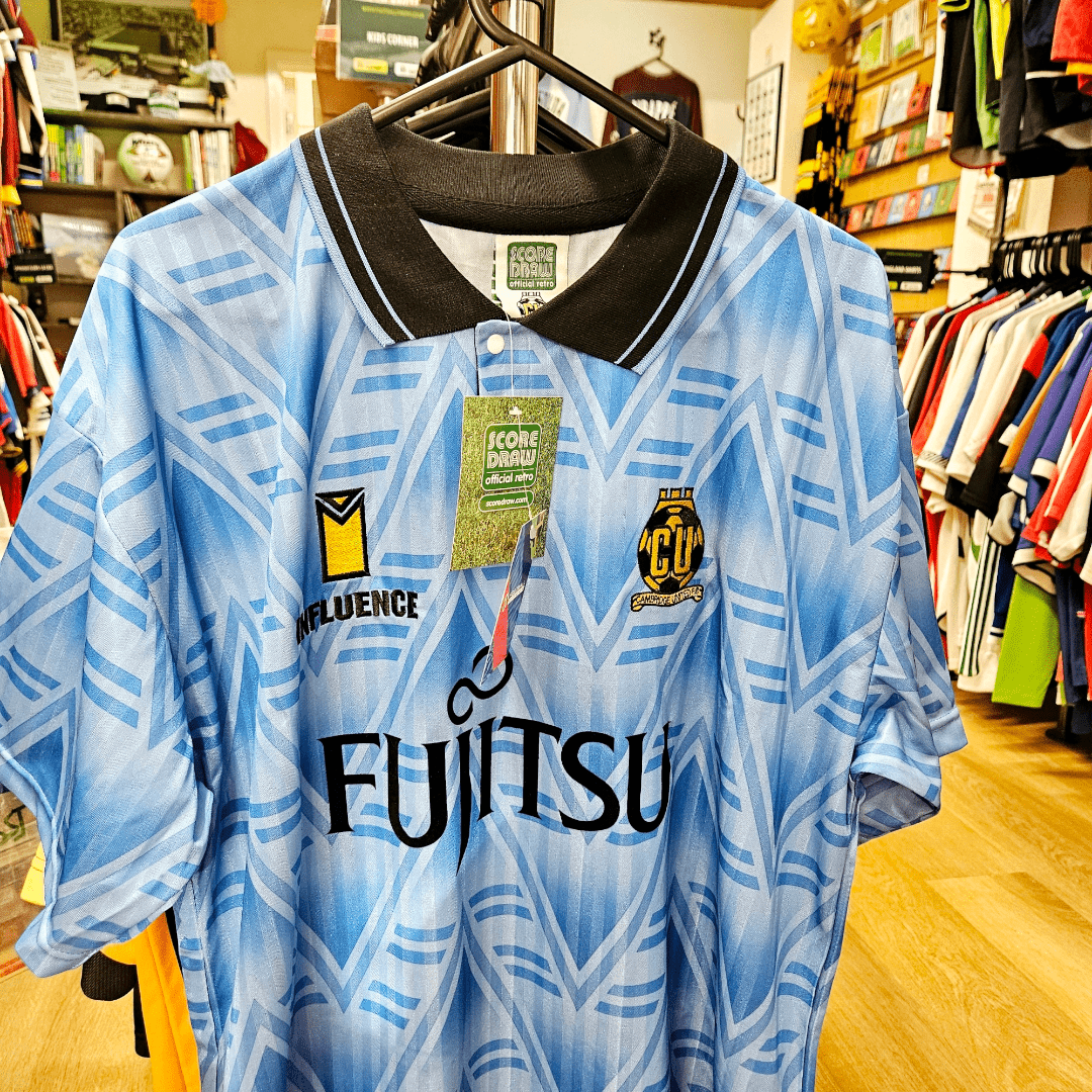 1991/93 Cambridge United Away Football Shirt | Score Draw
