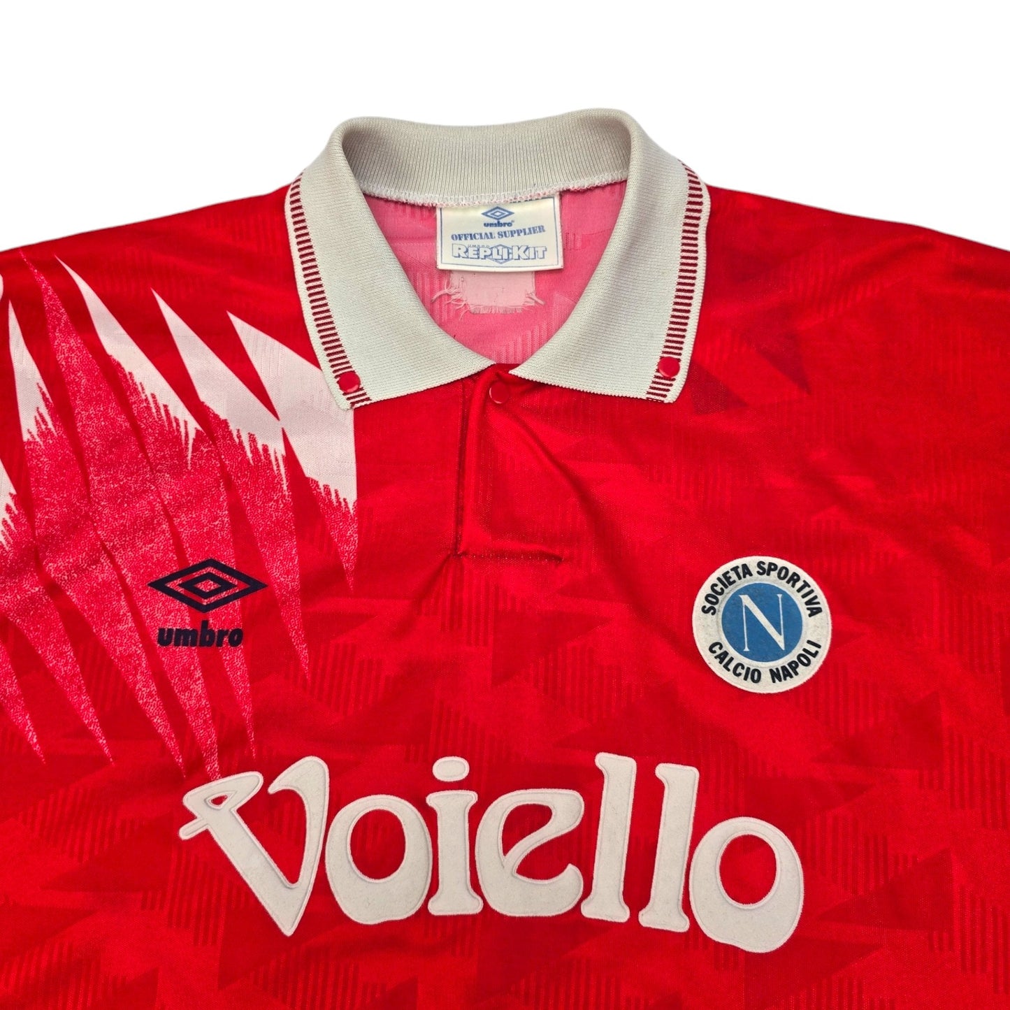 1991/93 SSC Napoli Third Football Shirt (L) Umbro