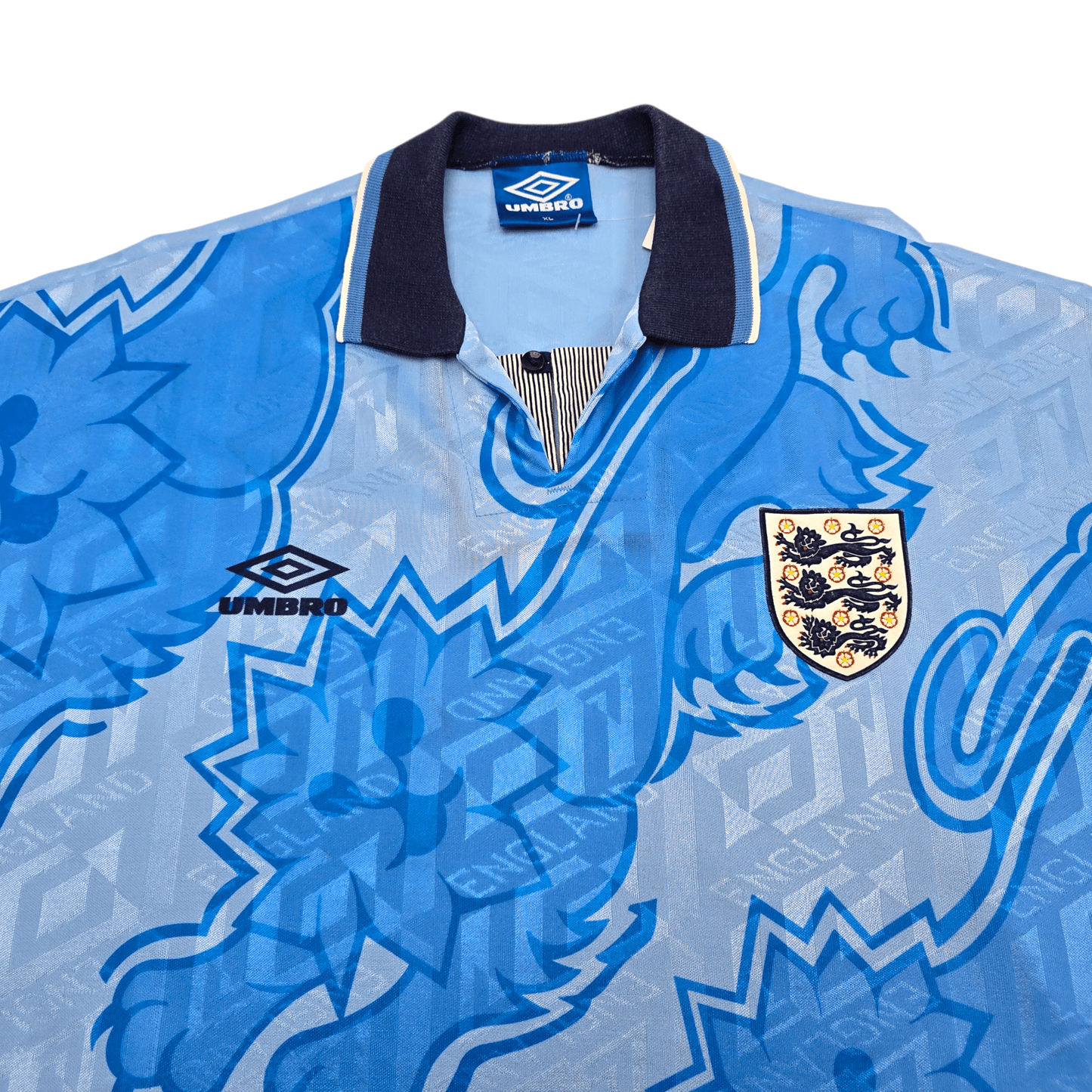1992/93 England Third Football Shirt (XL) Umbro