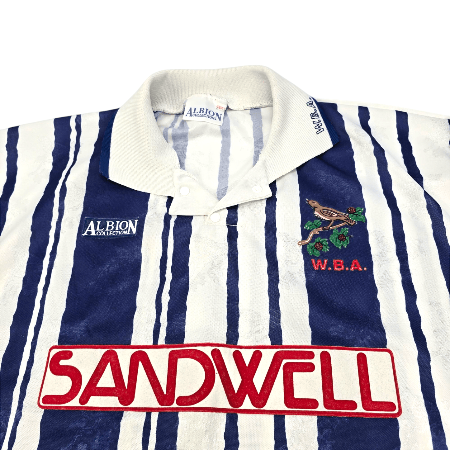 1992/93 West Bromwich Albion Home Football Shirt (2XL) Albion Collection