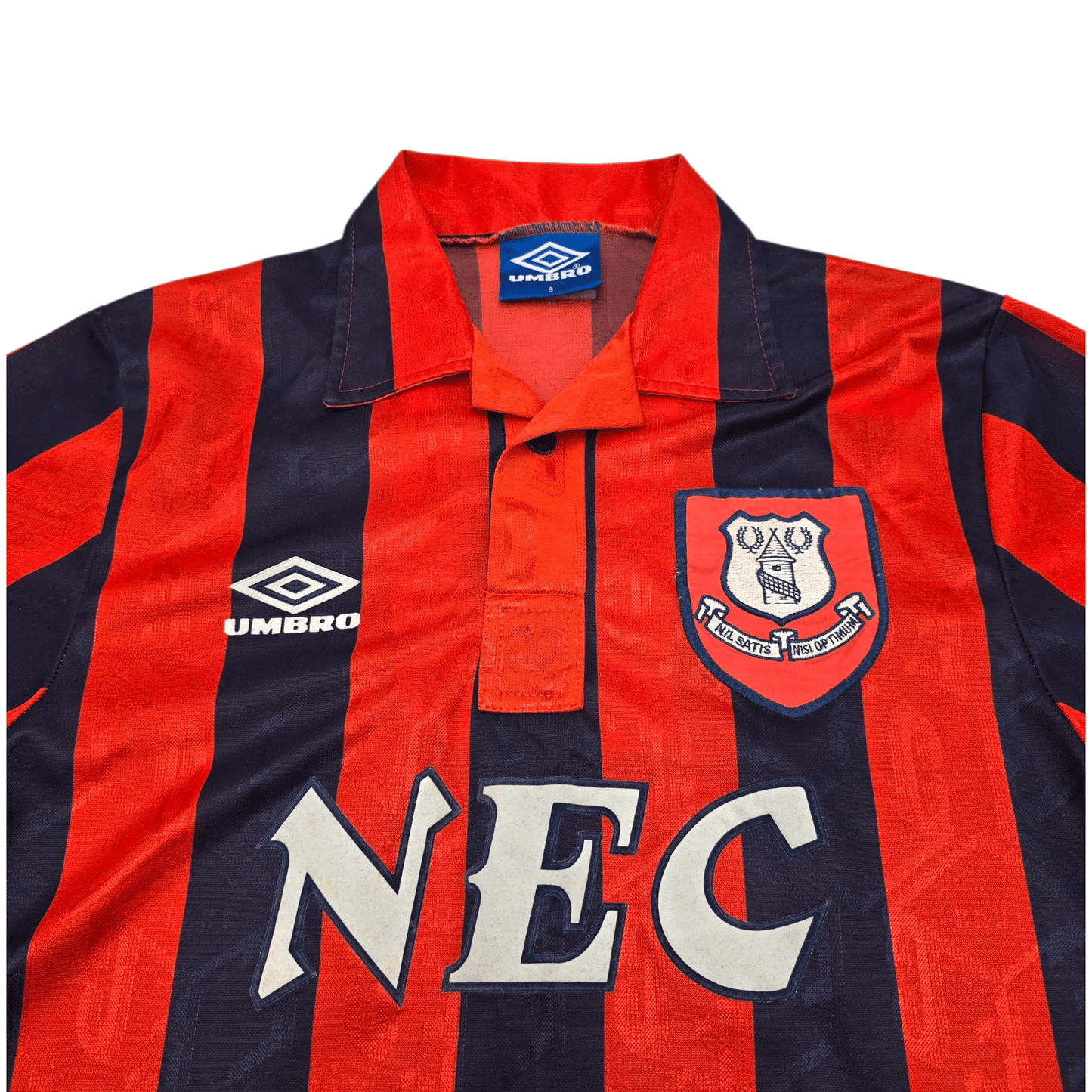 1992/94 Everton Away Football Shirt (S) Umbro