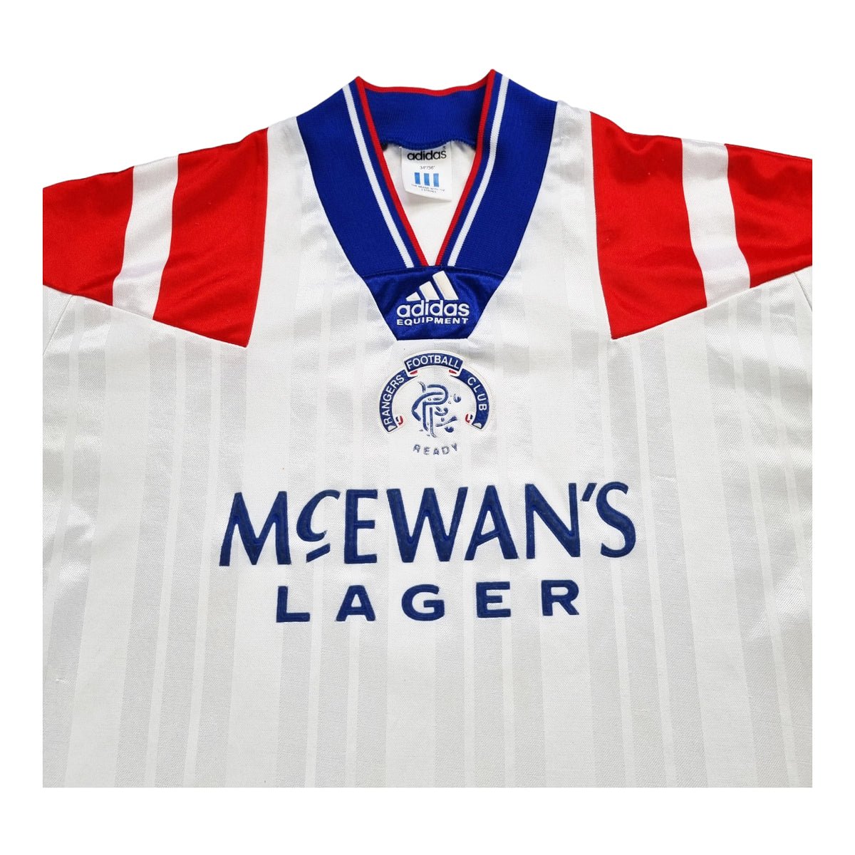 1992/94 Glasgow Rangers Away Football Shirt (S) Adidas