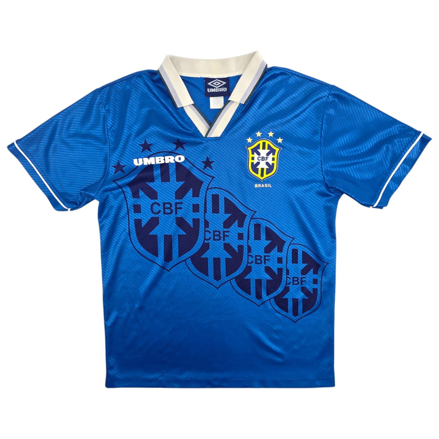 1993/94 Brazil Away Football Shirt (L) Umbro