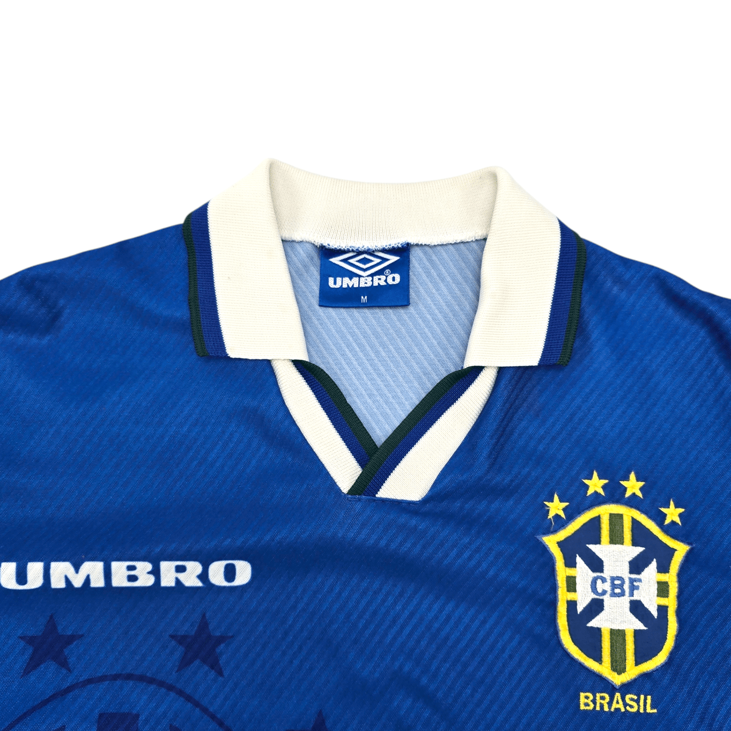 1993/94 Brazil Away Football Shirt (M) Umbro