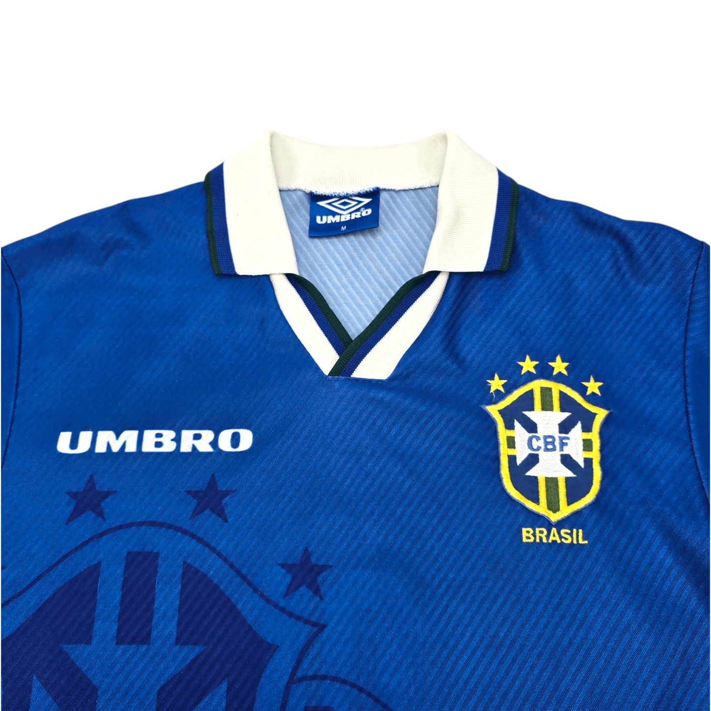 1993/94 Brazil Away Football Shirt (M) Umbro