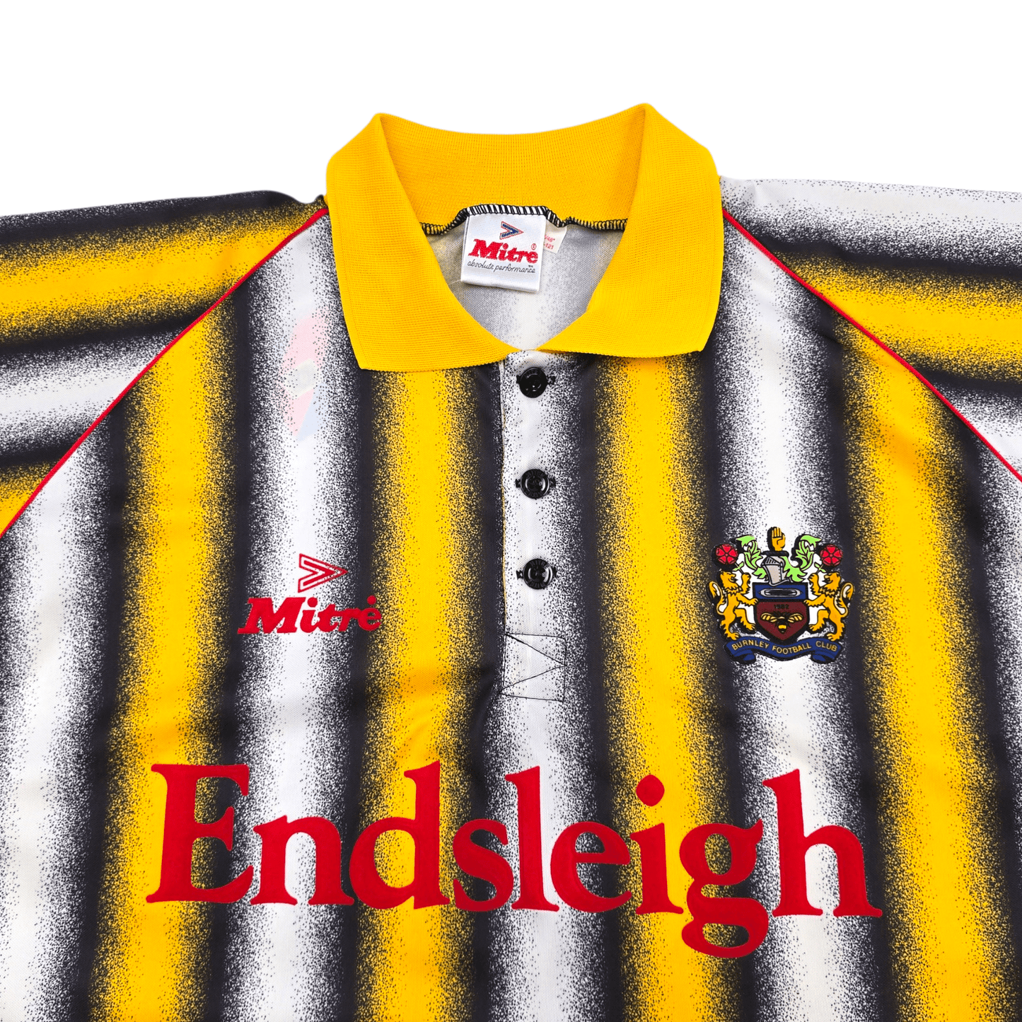1993/94 Burnley Away Football Shirt (2XL) Mitre (Limited Edition)