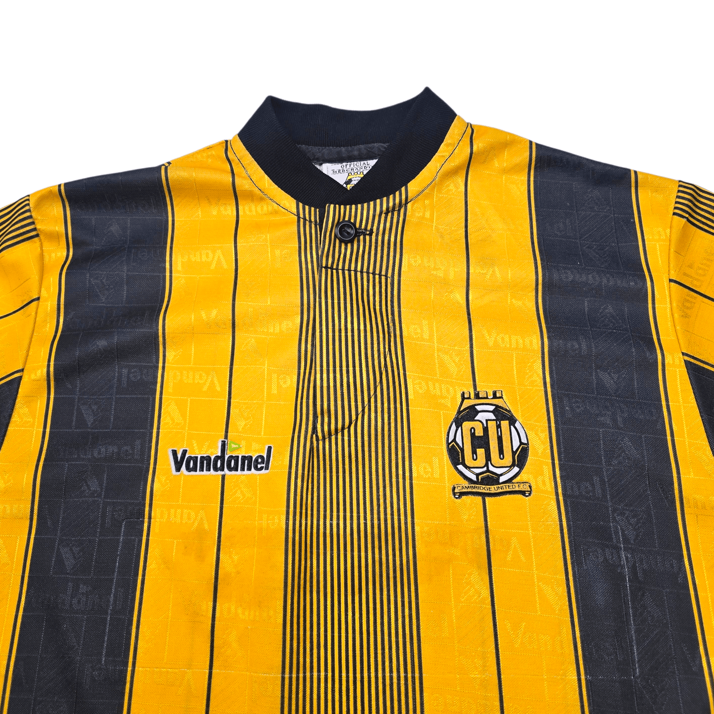 1993/95 Cambridge United Home Football Shirt (Y) Vandanel