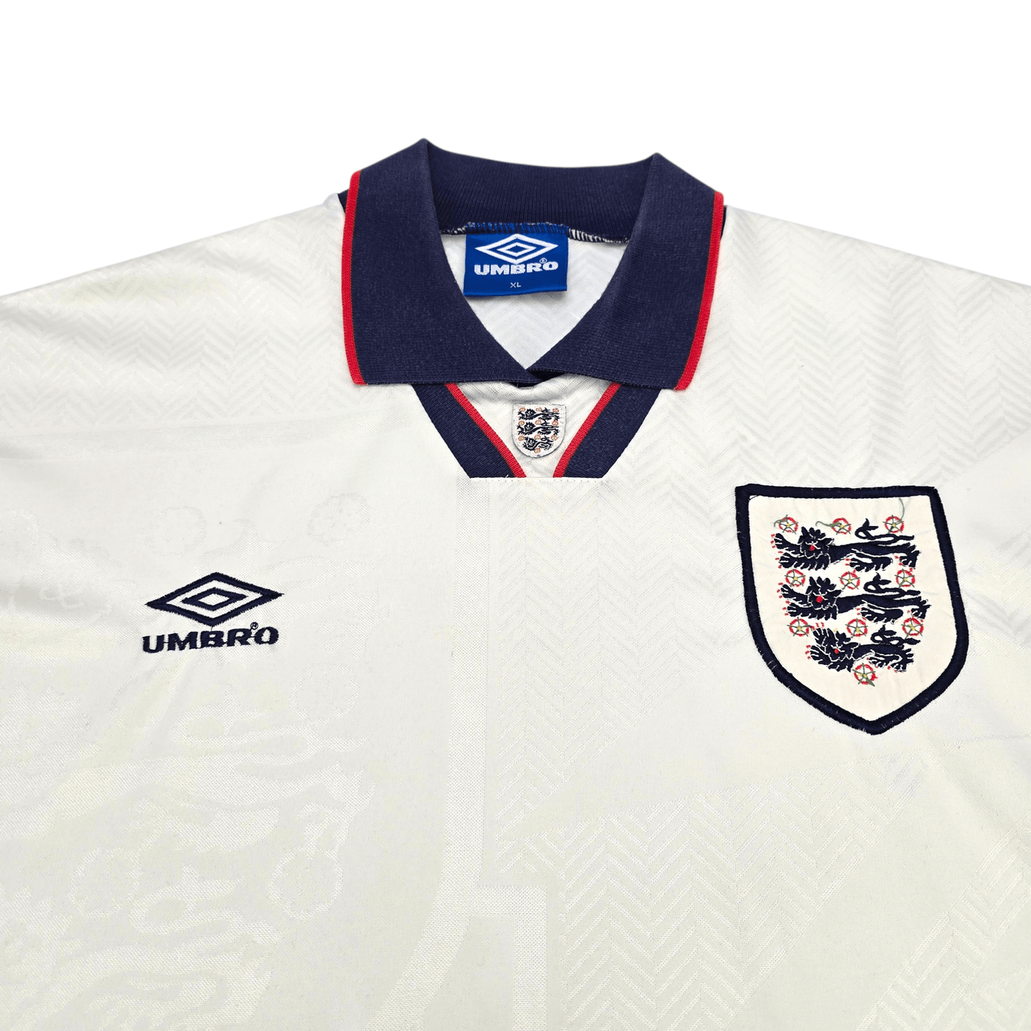 1993/95 England Home Football Shirt (XL) Umbro