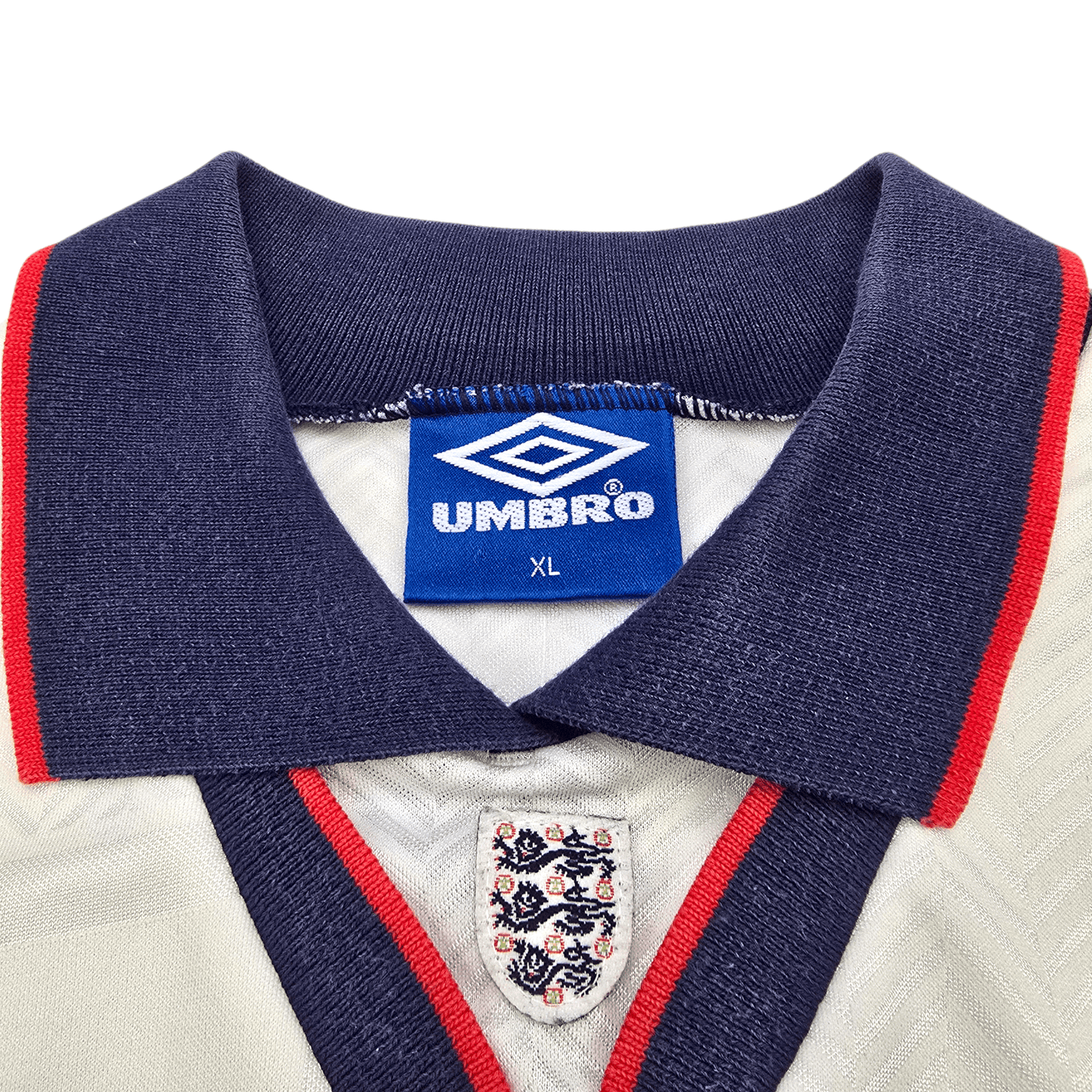 1993/95 England Home Football Shirt (XL) Umbro