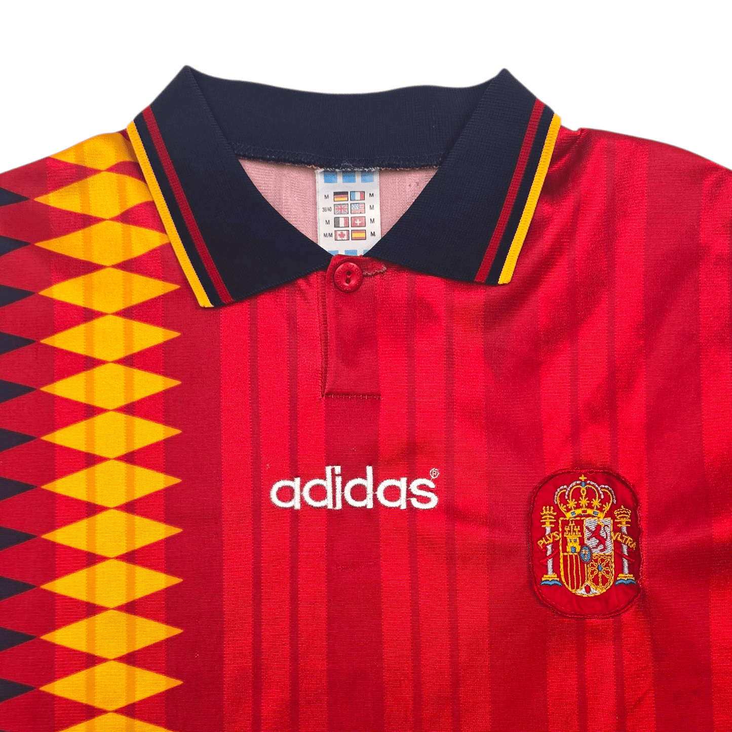 1994/96 Spain Home Football Shirt (M) Adidas