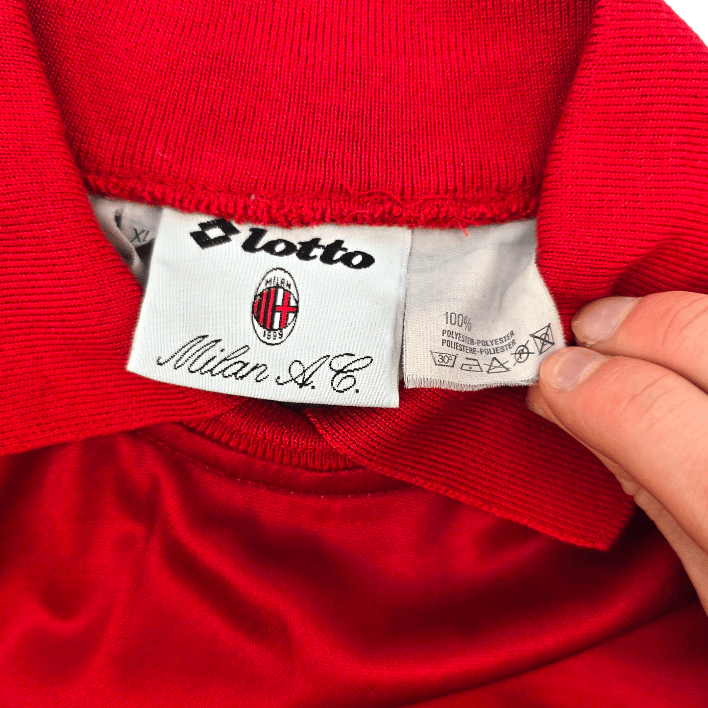 1995/96 AC Milan Training Shirt (XL) Lotto