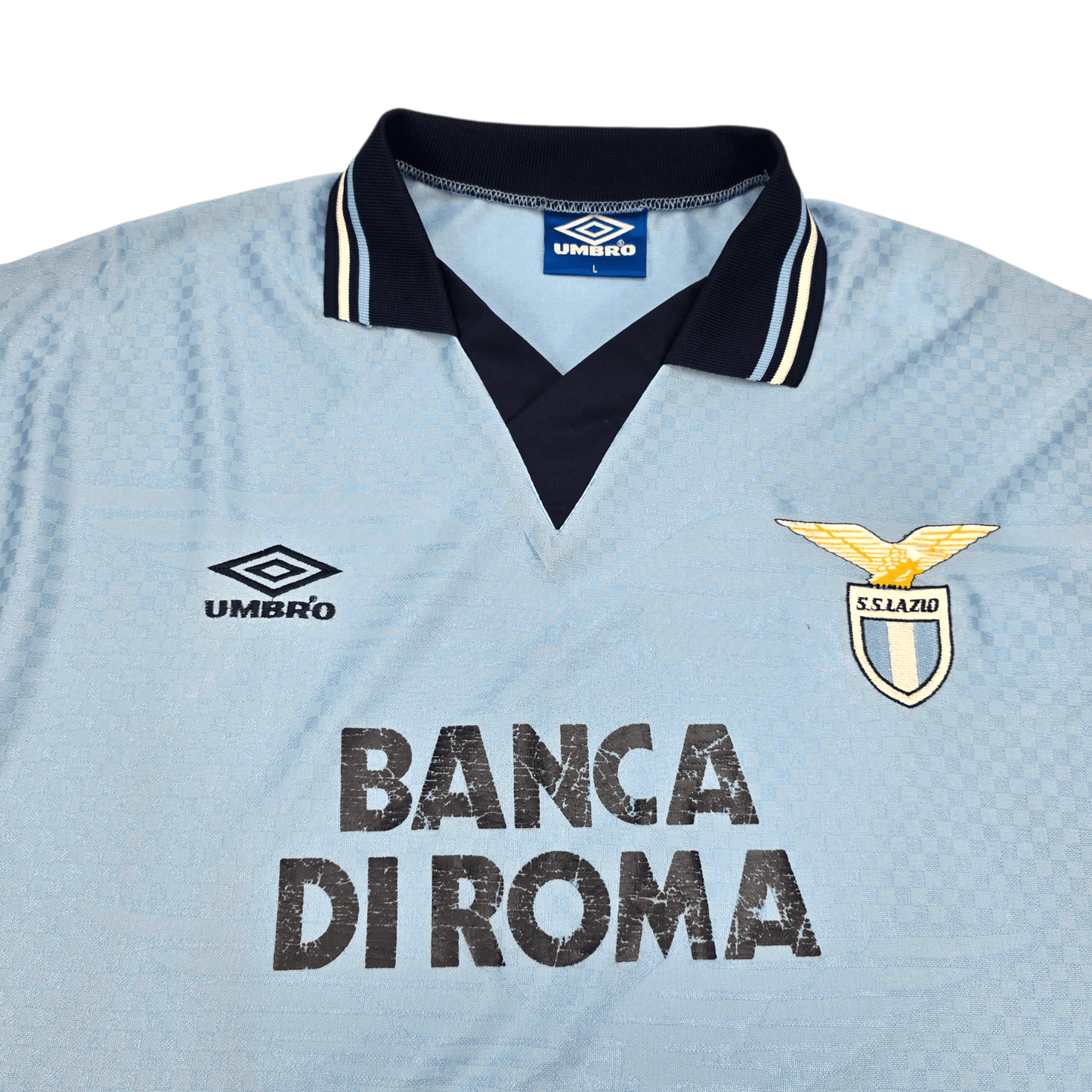 1995/96 Lazio Home Football Shirt (L) Umbro