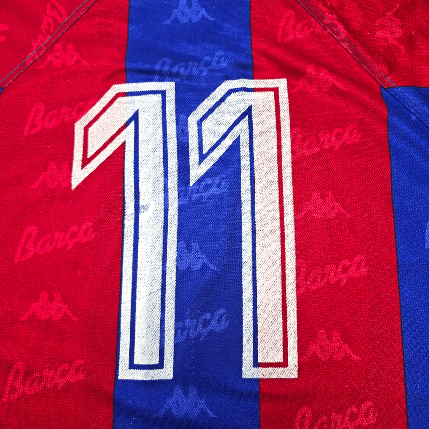 1995/97 Barcelona Home Football Shirt (XL) Kappa #11 (Hagi)