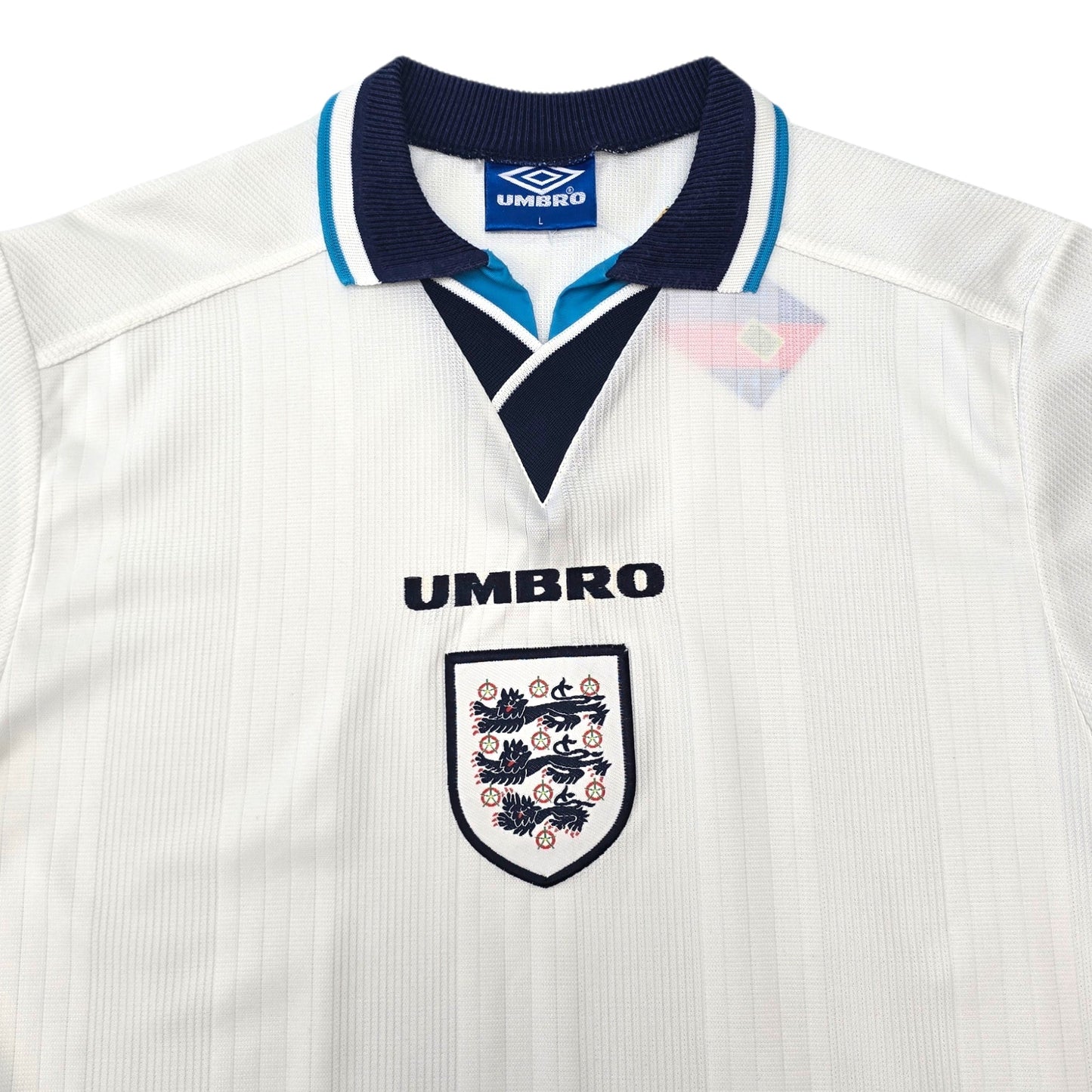1995/97 England Home Football Shirt (L) Umbro