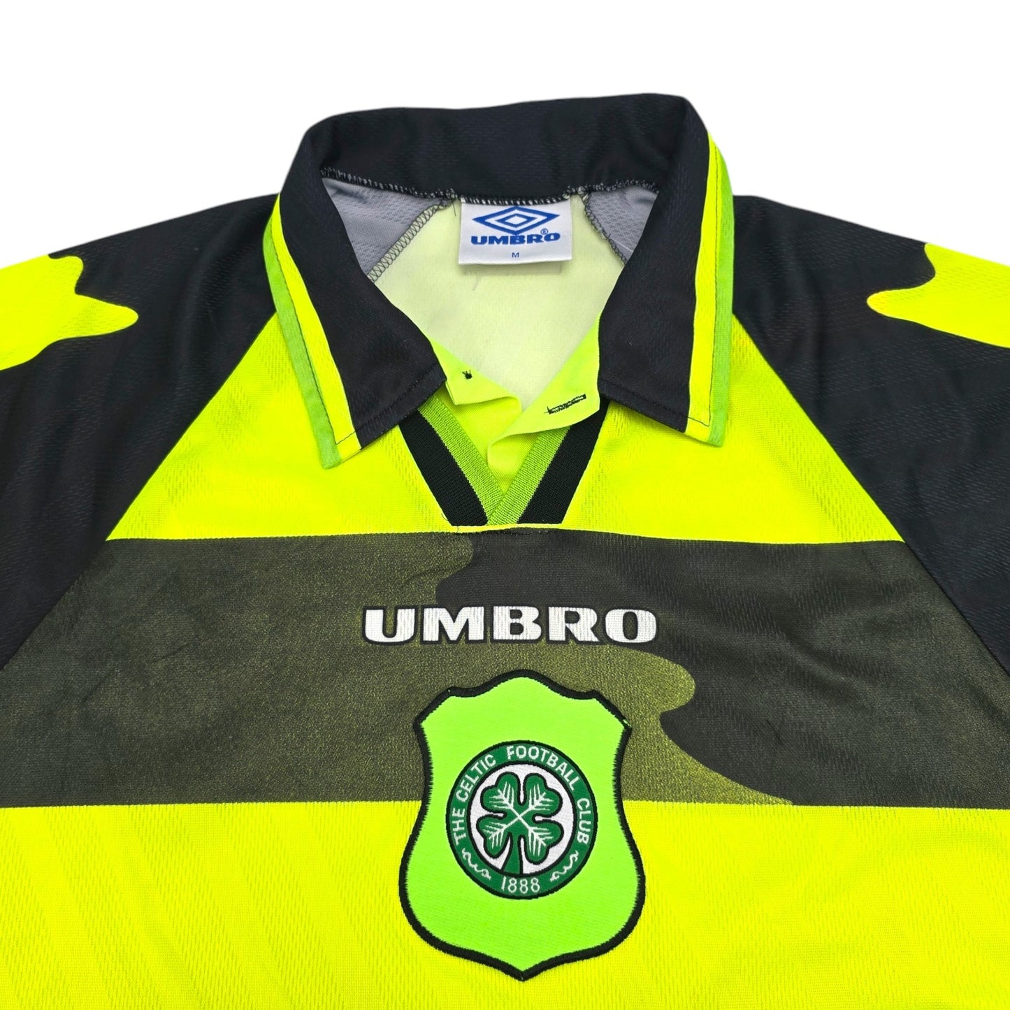 1996/97 Celtic Away Football Shirt (M) Umbro