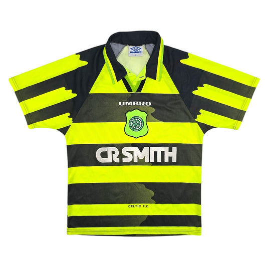 1996/97 Celtic Away Football Shirt (M) Umbro