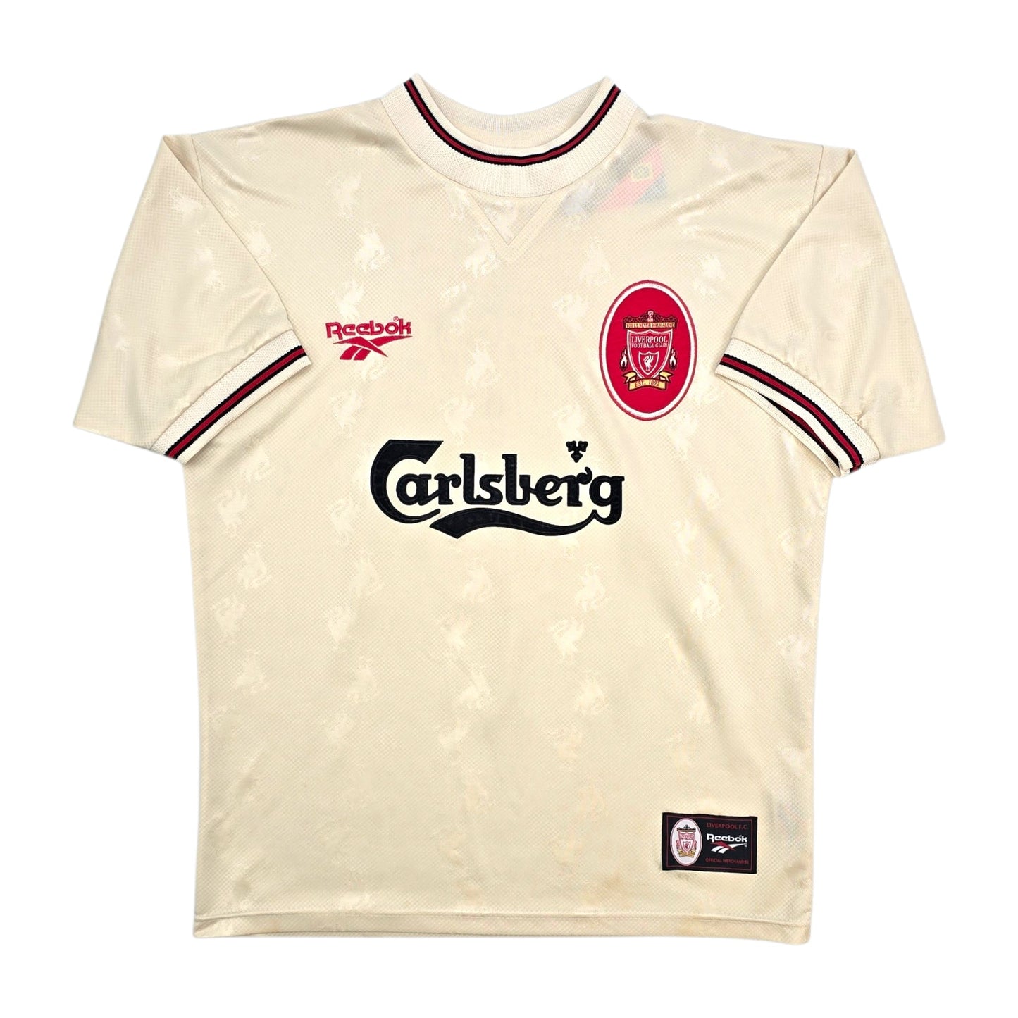 1996/97 Liverpool Away Football Shirt (M) Reebok #9 Fowler