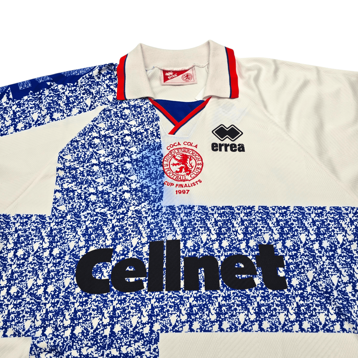 1996/97 Middlesbrough Away Football Shirt (XL) Errea (Coca Cola Cup 1997)