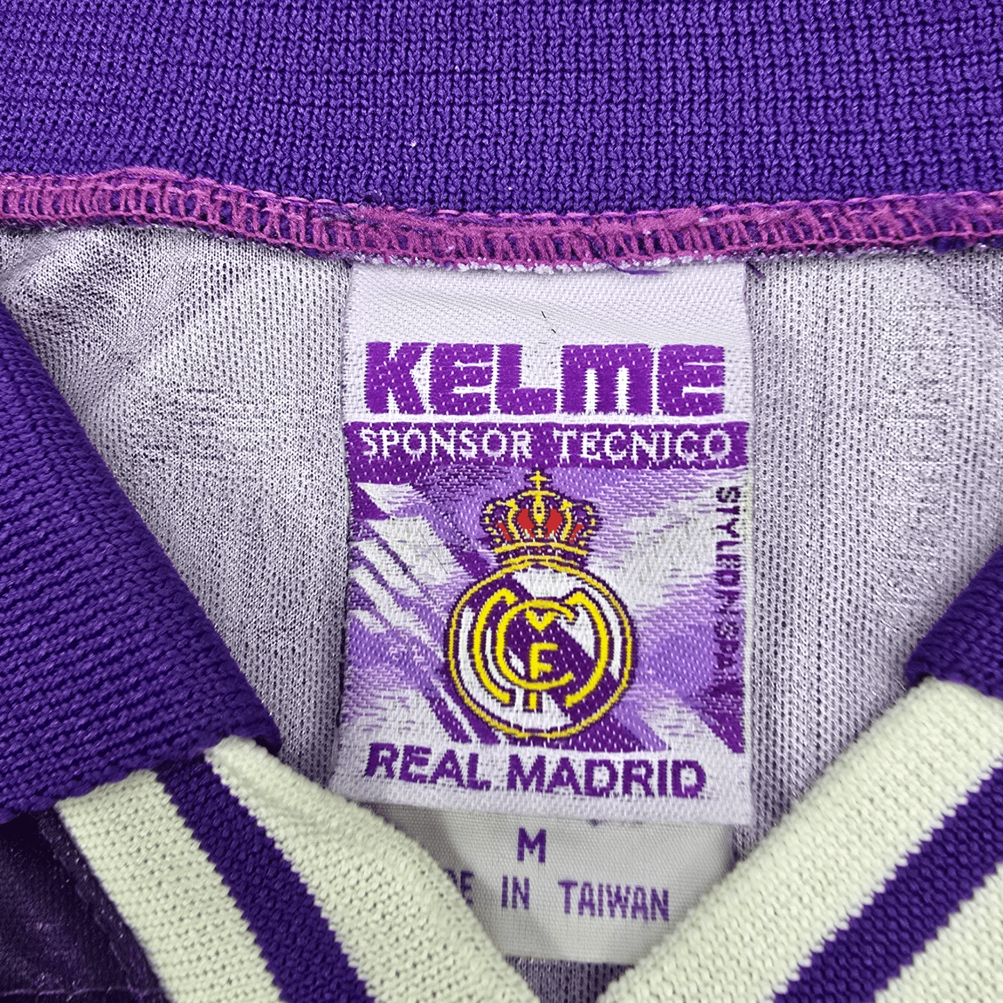 1996/97 Real Madrid Away Football Shirt (M) Kelme