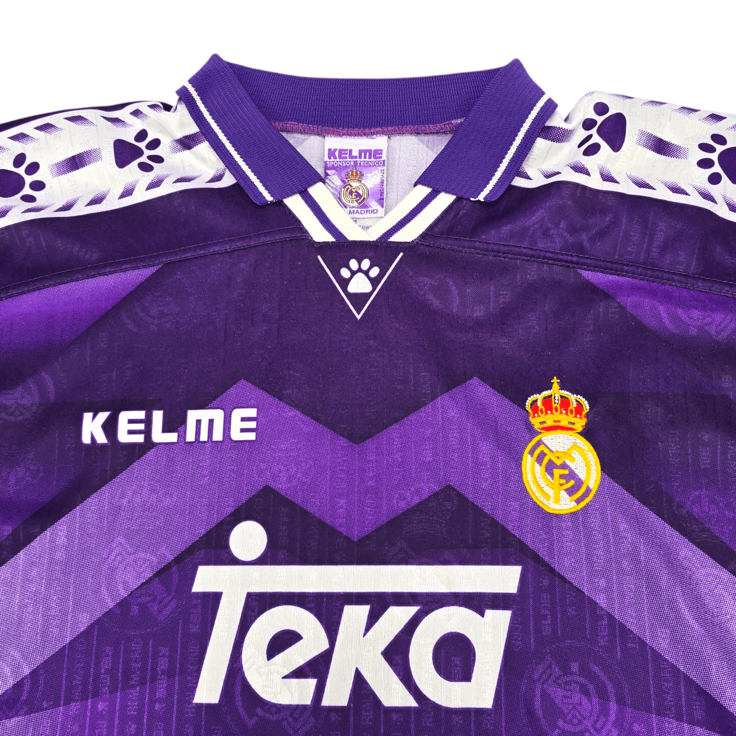 1996/97 Real Madrid Away Football Shirt (M) Kelme