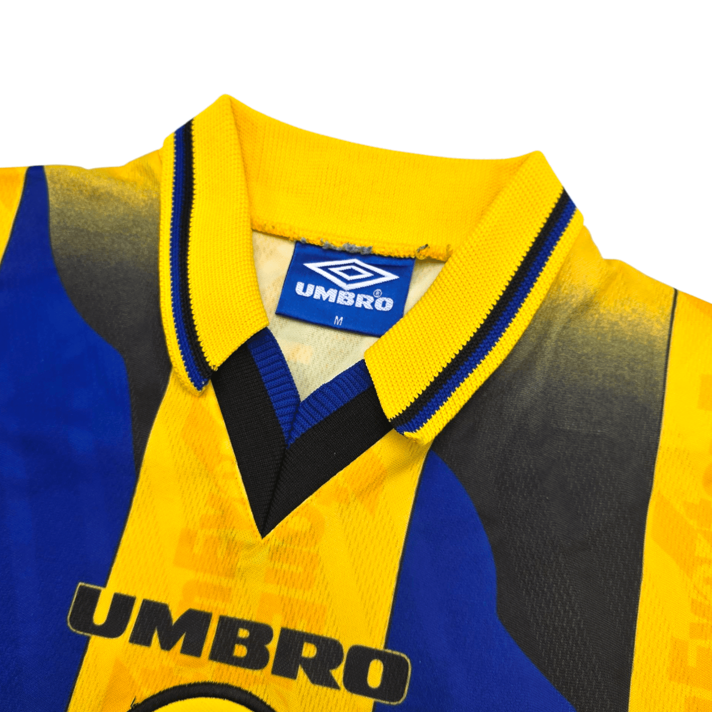 1996/98 Everton Away Football Shirt (M) Umbro #10 Speed