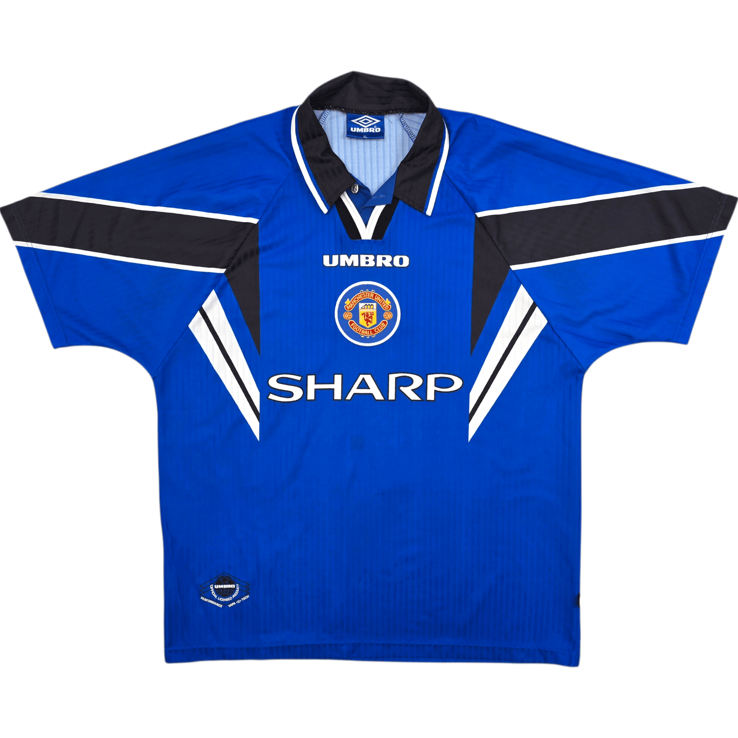 1996/98 Manchester United Third Football Shirt (XL) Umbro #7 Beckham