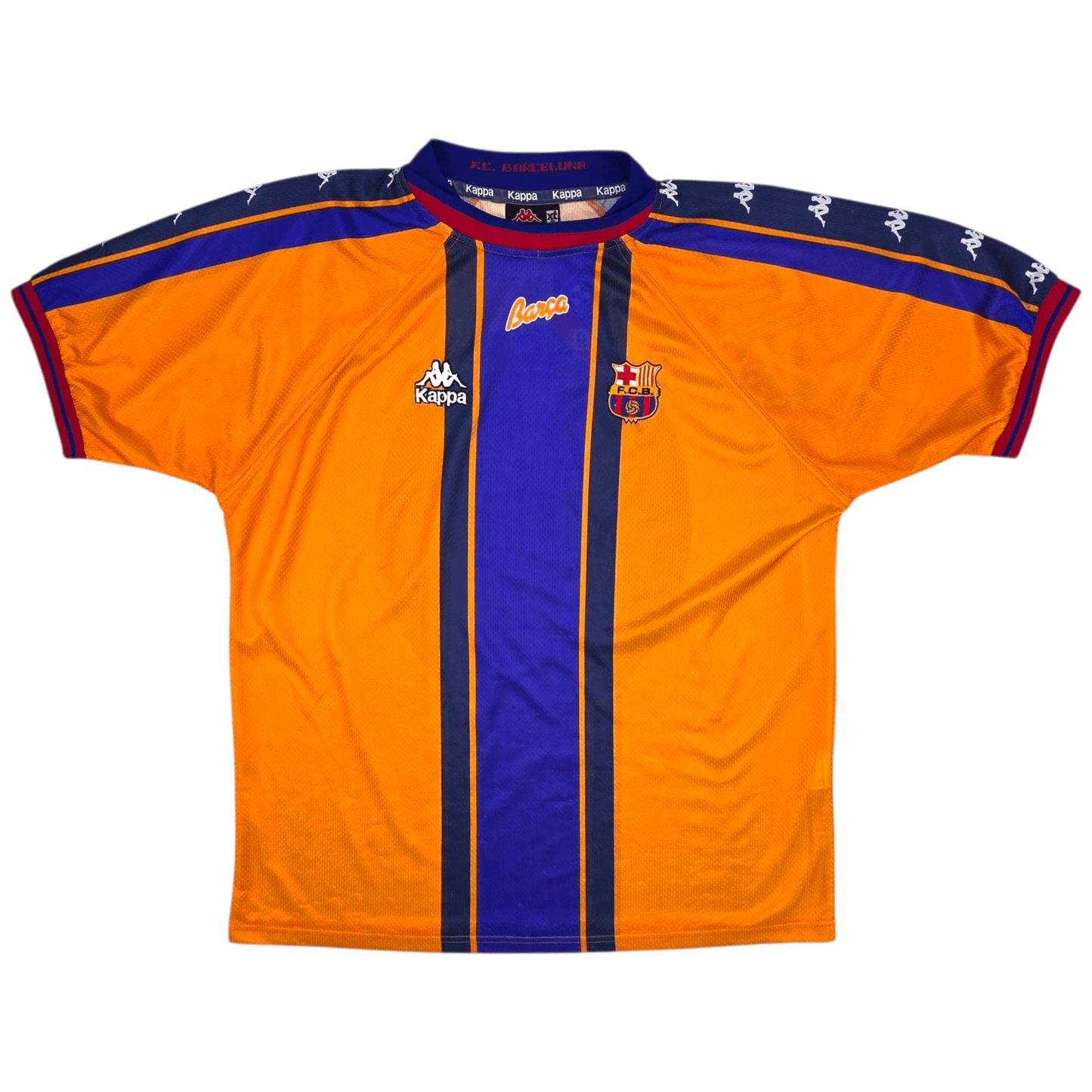 1997/98 Barcelona Away Football Shirt (XL) Kappa