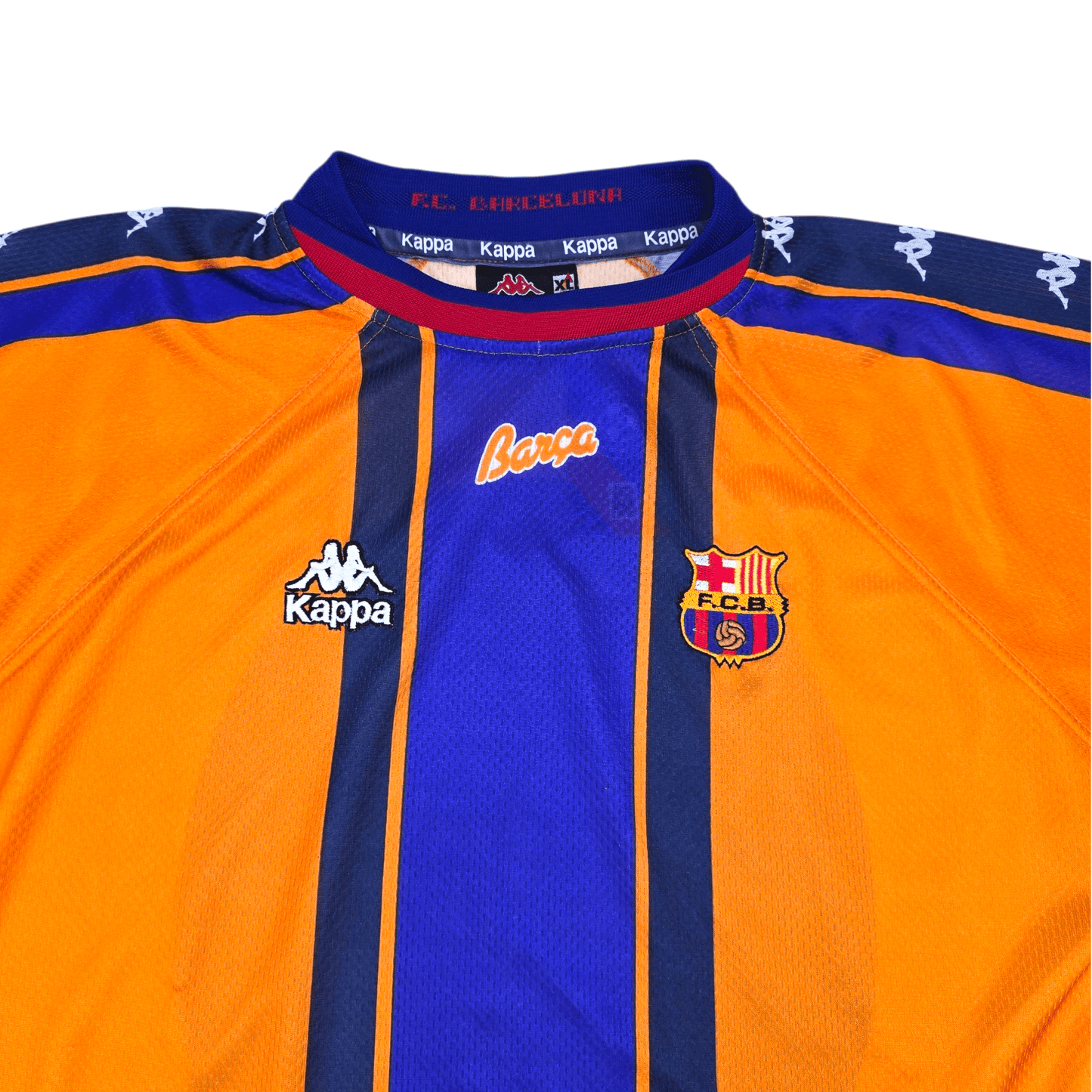 1997/98 Barcelona Away Football Shirt (XL) Kappa