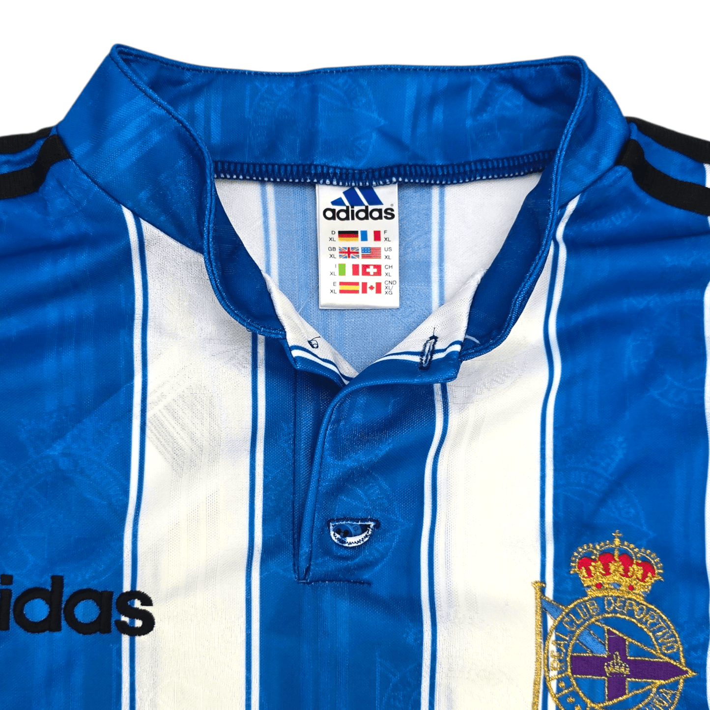 1997/98 Deportivo La Coruna Home Football Shirt (XL) Umbro