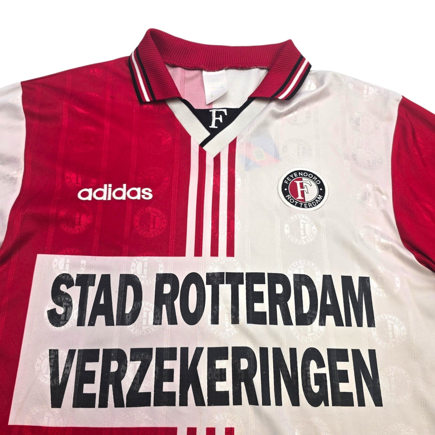 1997/98 Feyenoord Home Football Shirt (M) Adidas