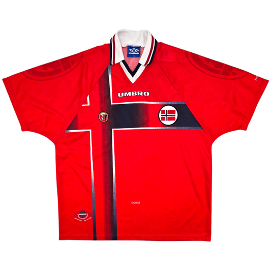 1997/98 Norway Home Football Shirt (2XL) Umbro