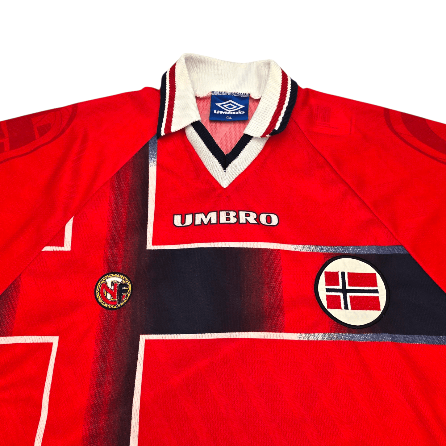 1997/98 Norway Home Football Shirt (2XL) Umbro