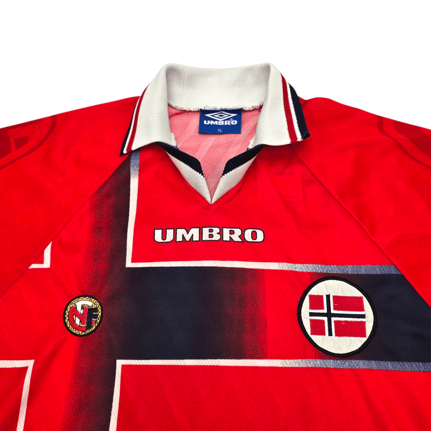 1997/98 Norway Home Football Shirt (XL) Umbro