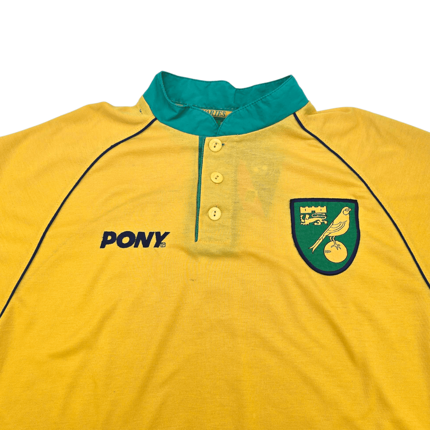 1997/99 Norwich City Home Football Shirt (XL) PONY (Sponsorless Version)