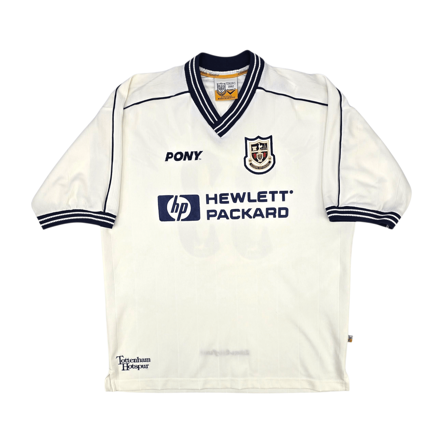 1997/99 Tottenham Hotspur Home Football Shirt (L) PONY #33 Klinsmann