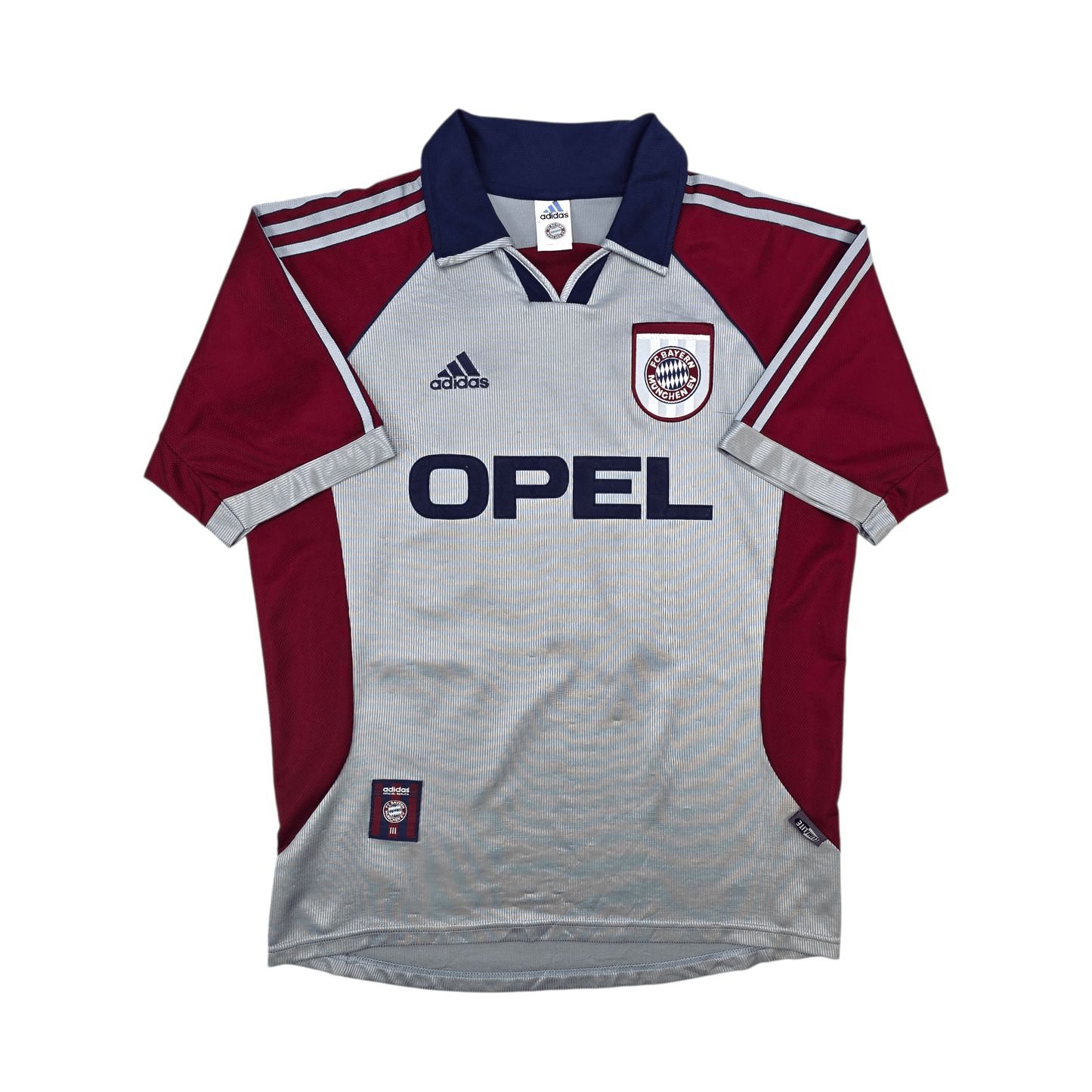 1998/00 Bayern Munich Third Football Shirt (M) Adidas #19 Janker