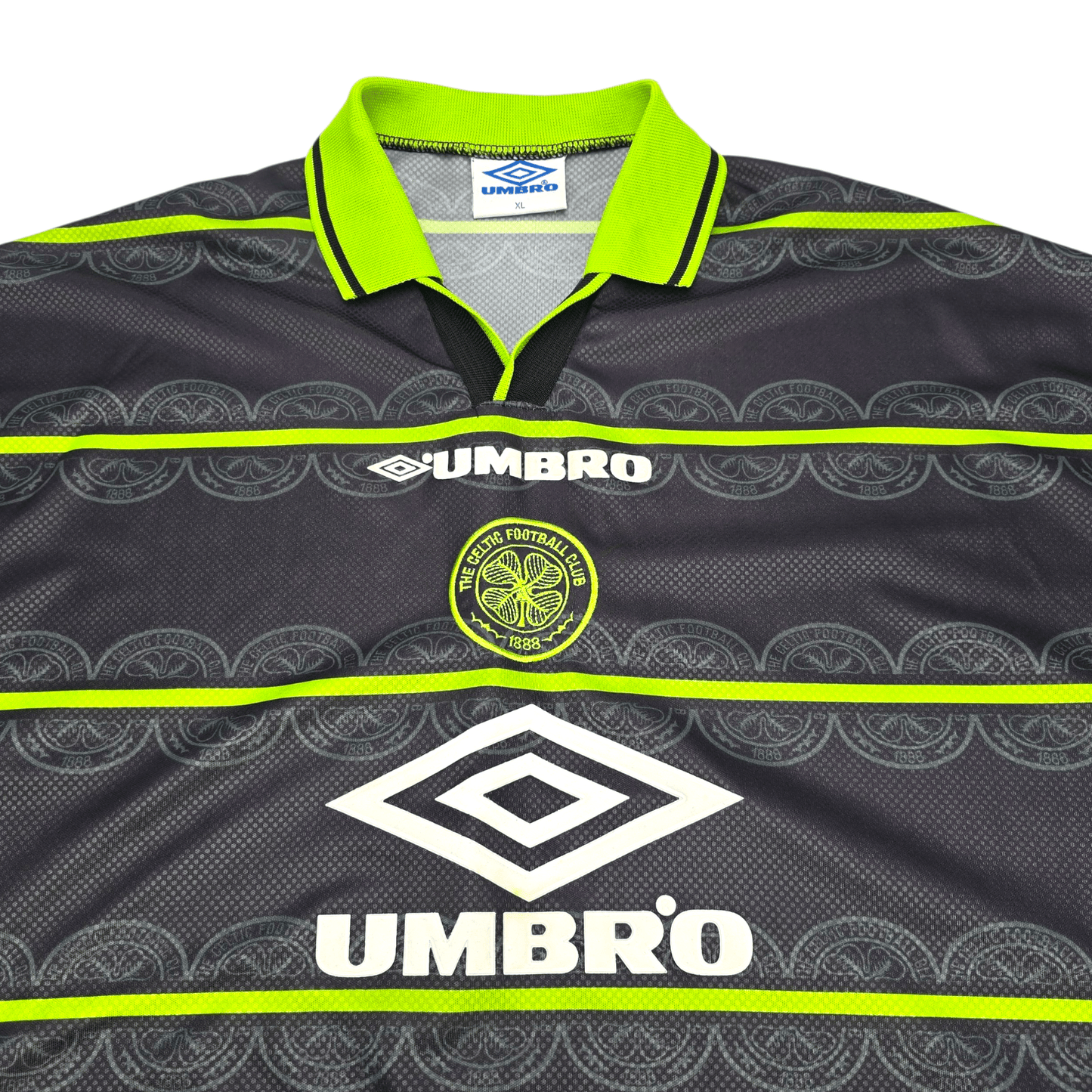1998/00 Celtic Away Football Shirt (XL) Umbro