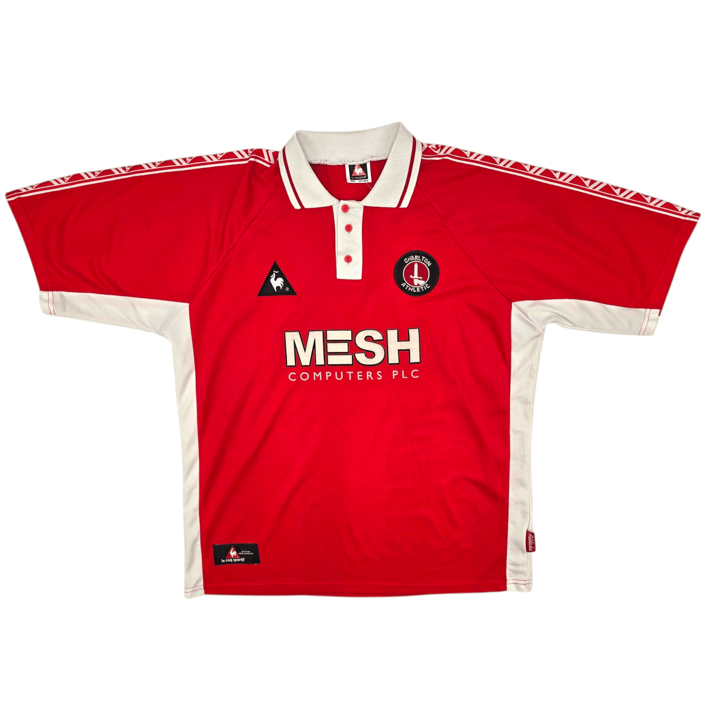 1998/00 Charlton Athletic Home Football Shirt (XL) Le Coq Sportif #8 Kinsella