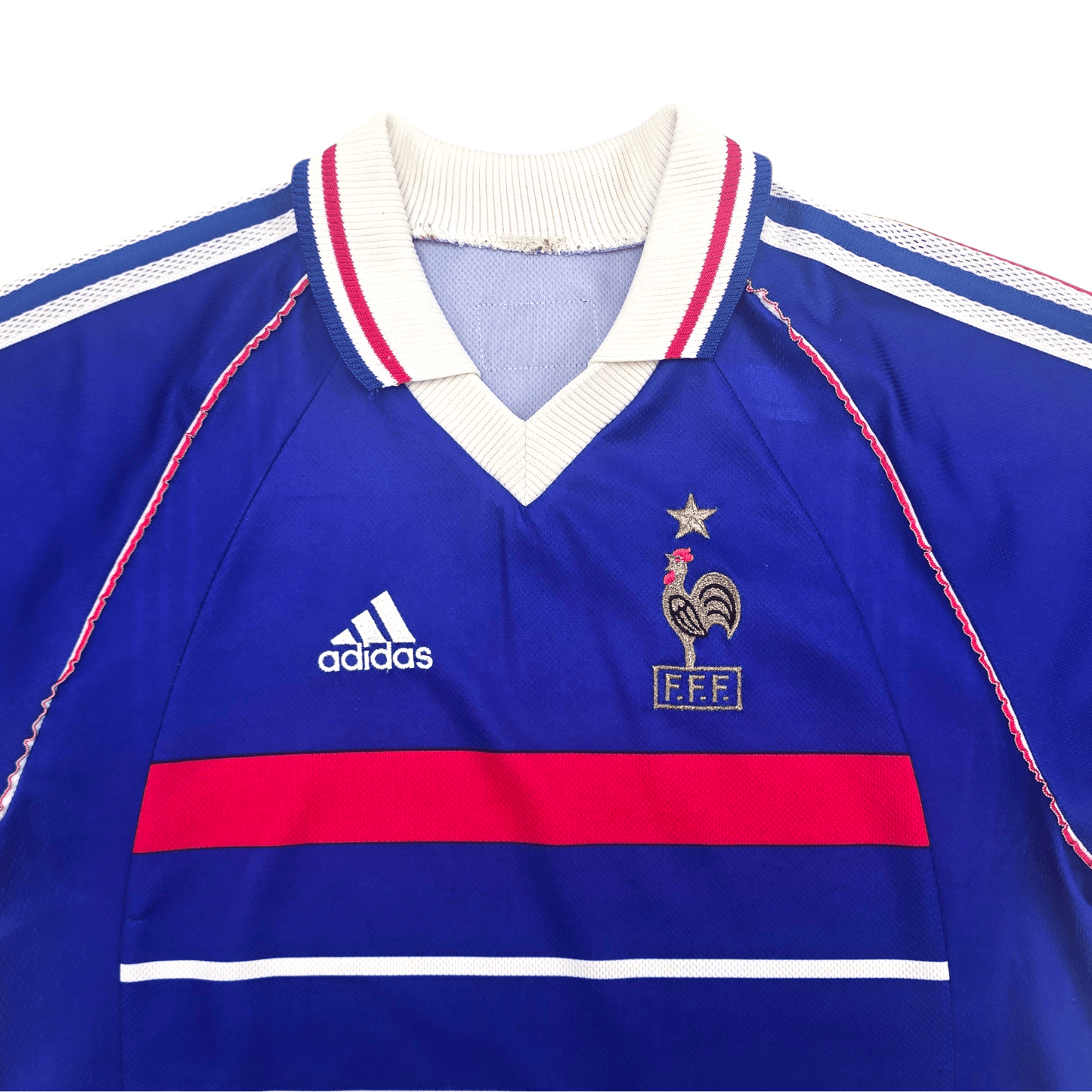 1998/00 France Home Football Shirt (M) Adidas