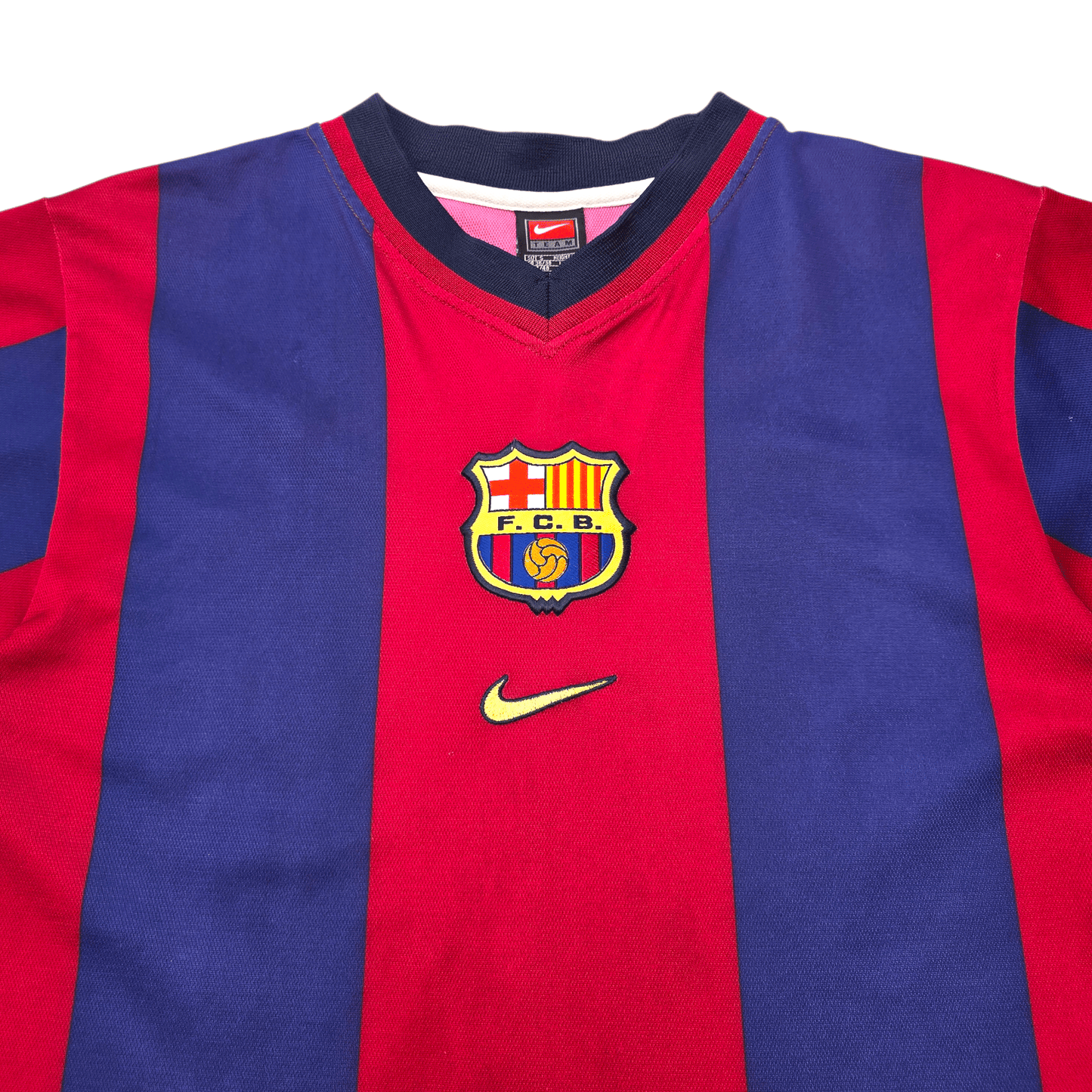 1998/99 Barcelona Home Football Shirt (S) Nike