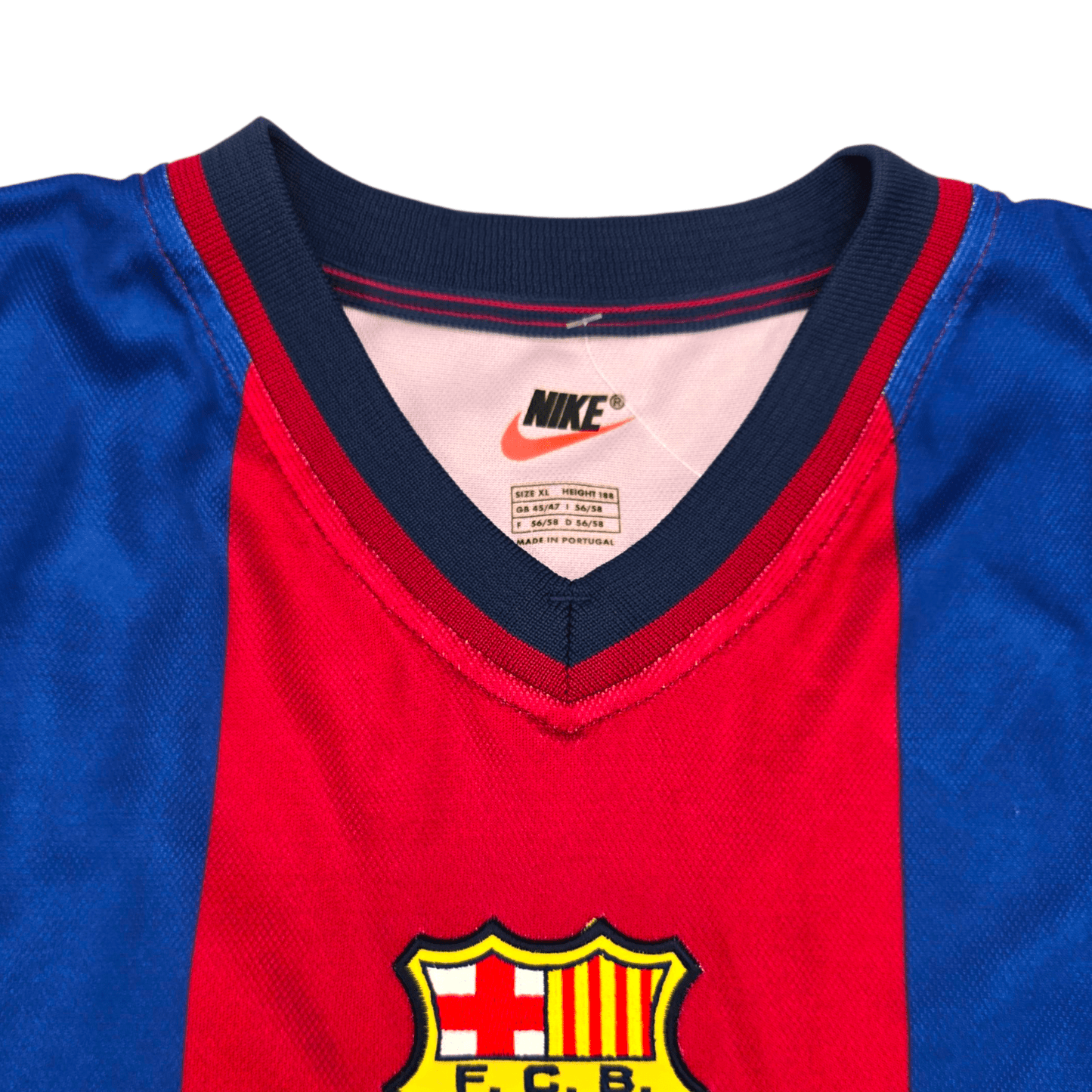 1998/99 Barcelona Home Football Shirt (XL) Nike #11 Rivaldo