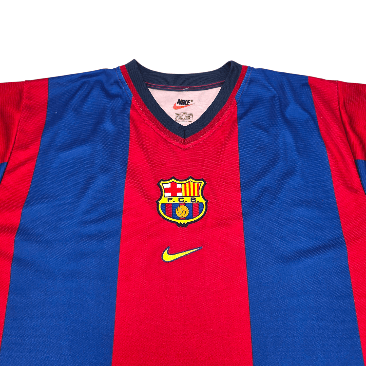 1998/99 Barcelona Home Football Shirt (XL) Nike #11 Rivaldo