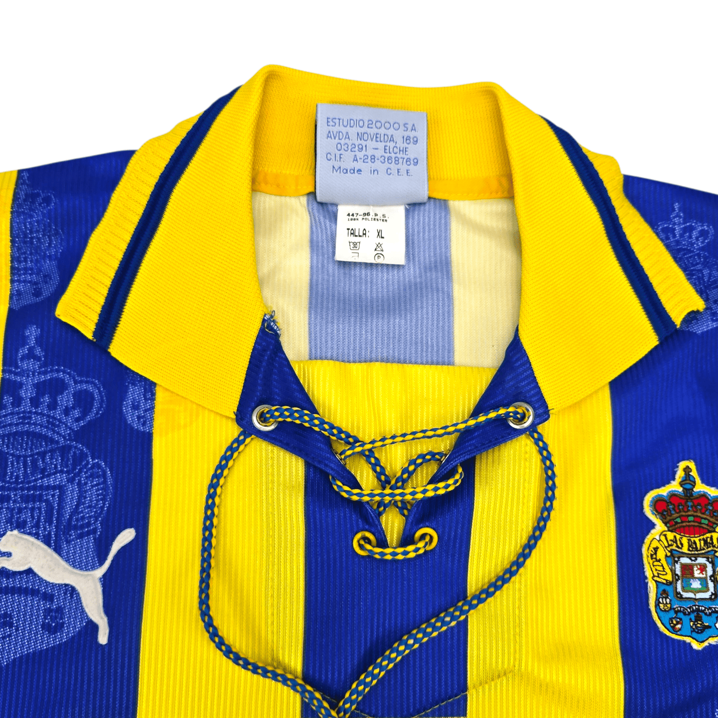 1998/99 Las Palmas Away Football Shirt (XL) Puma