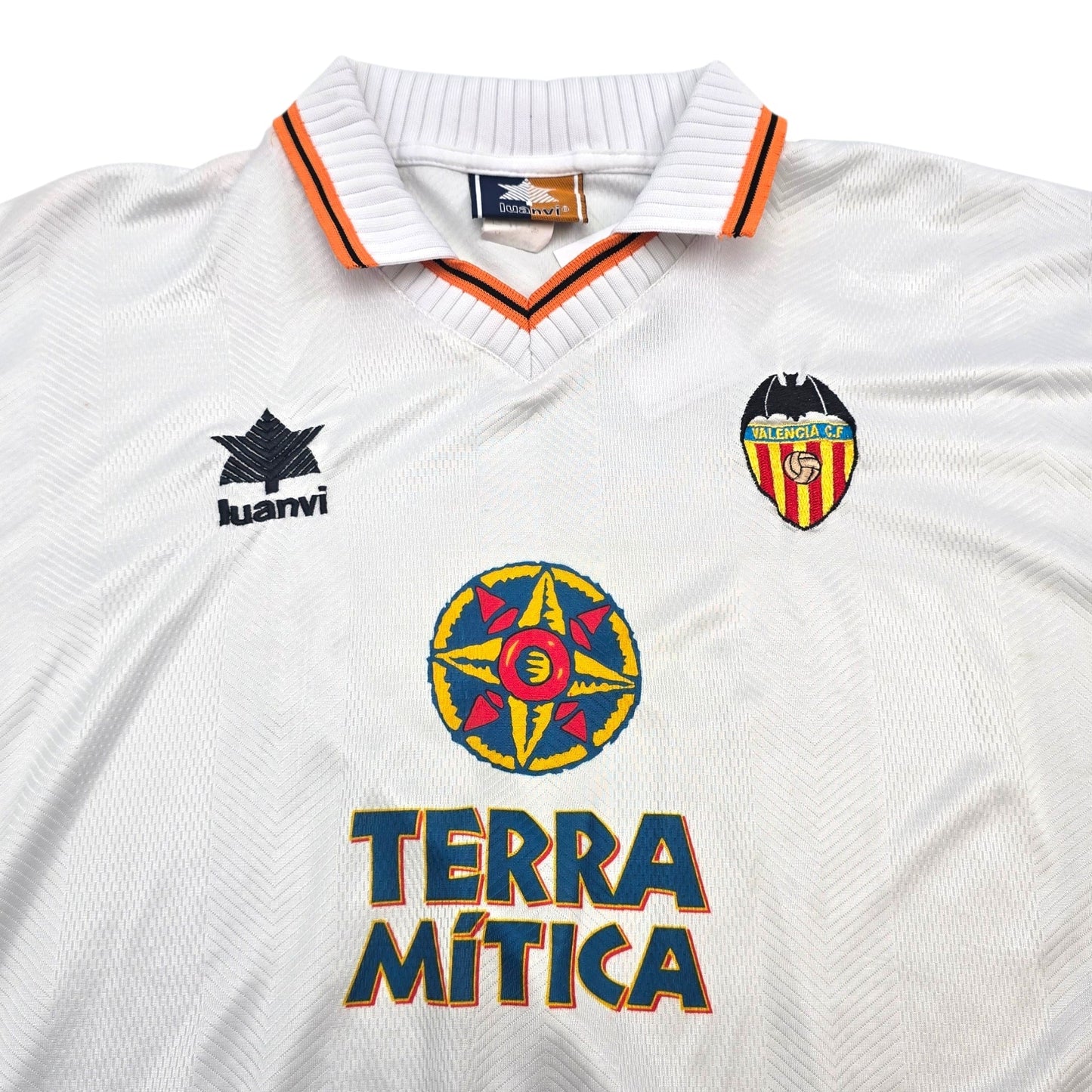 1998/99 Valencia Home Football Shirt (L) Luanvi
