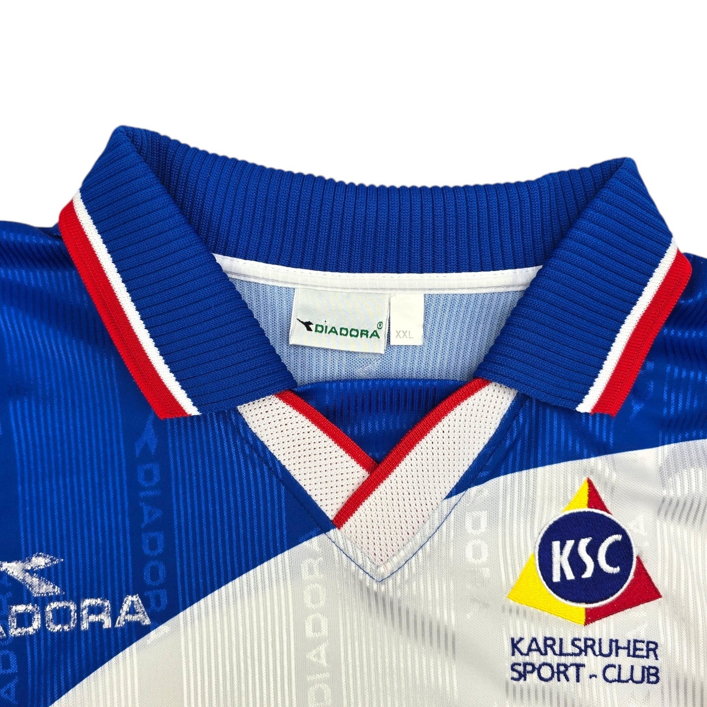 1999/00 Karlsruher SC Home Football Shirt (2XL) Diadora