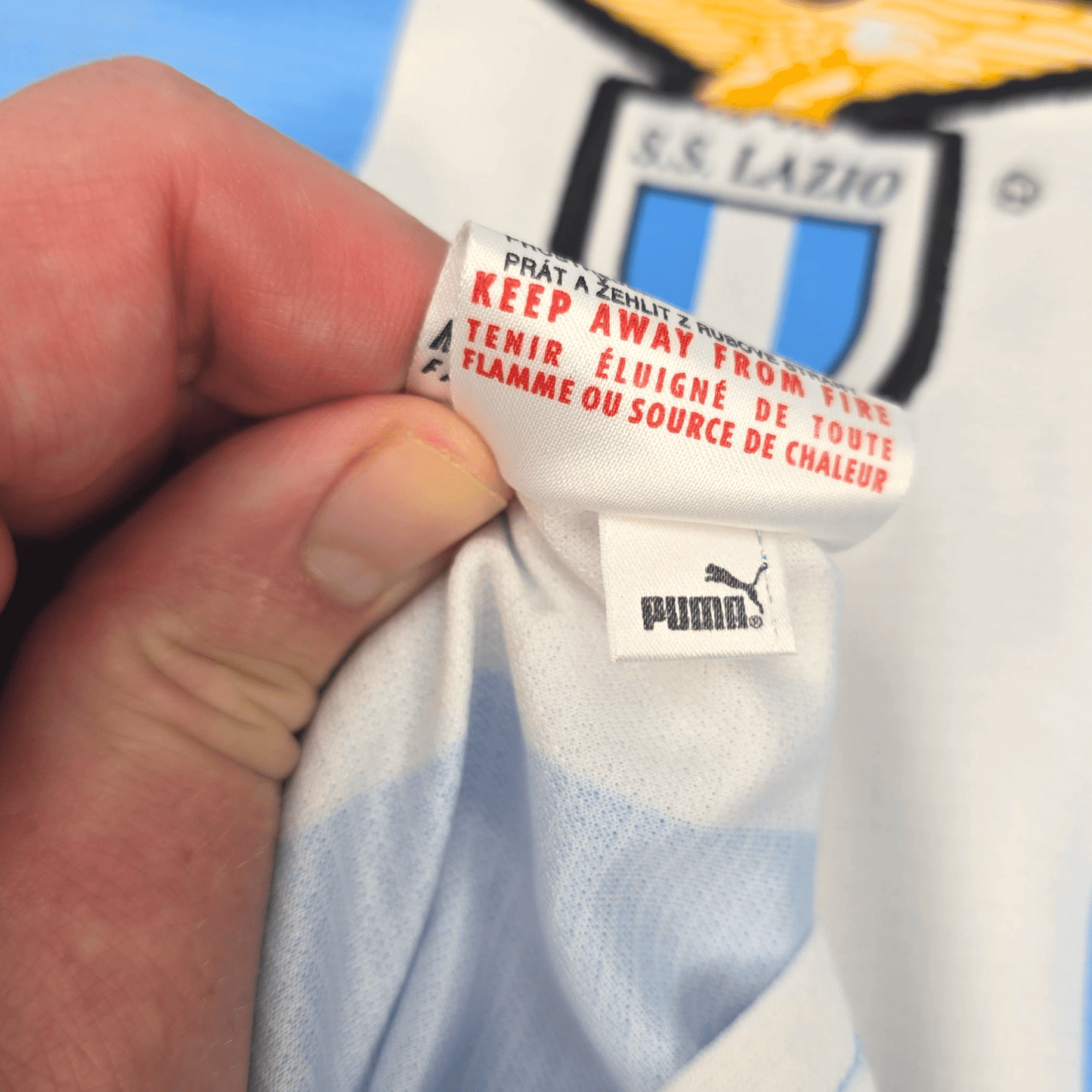 1999/00 Lazio Home Football Shirt (2XL) Puma #10 Manchini (UCL)