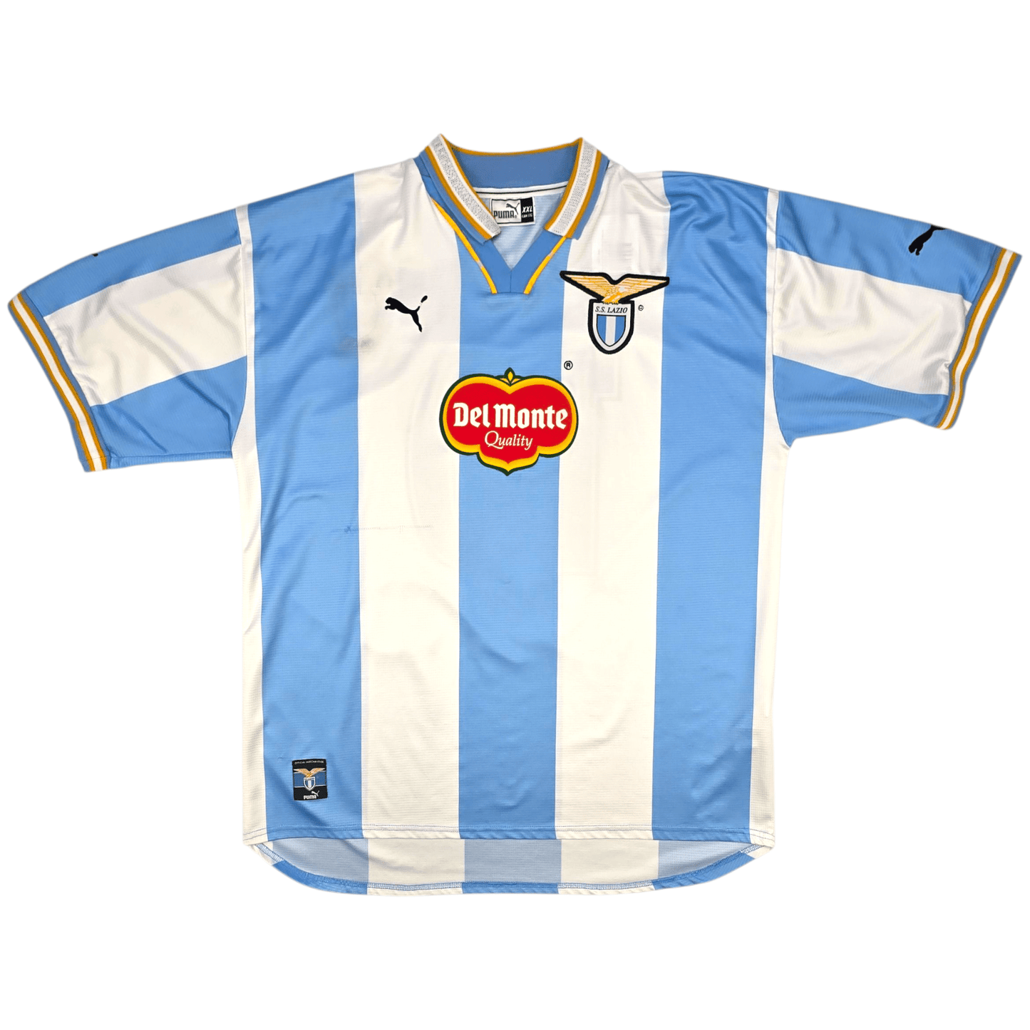 1999/00 Lazio Home Football Shirt (2XL) Puma #10 Manchini (UCL)