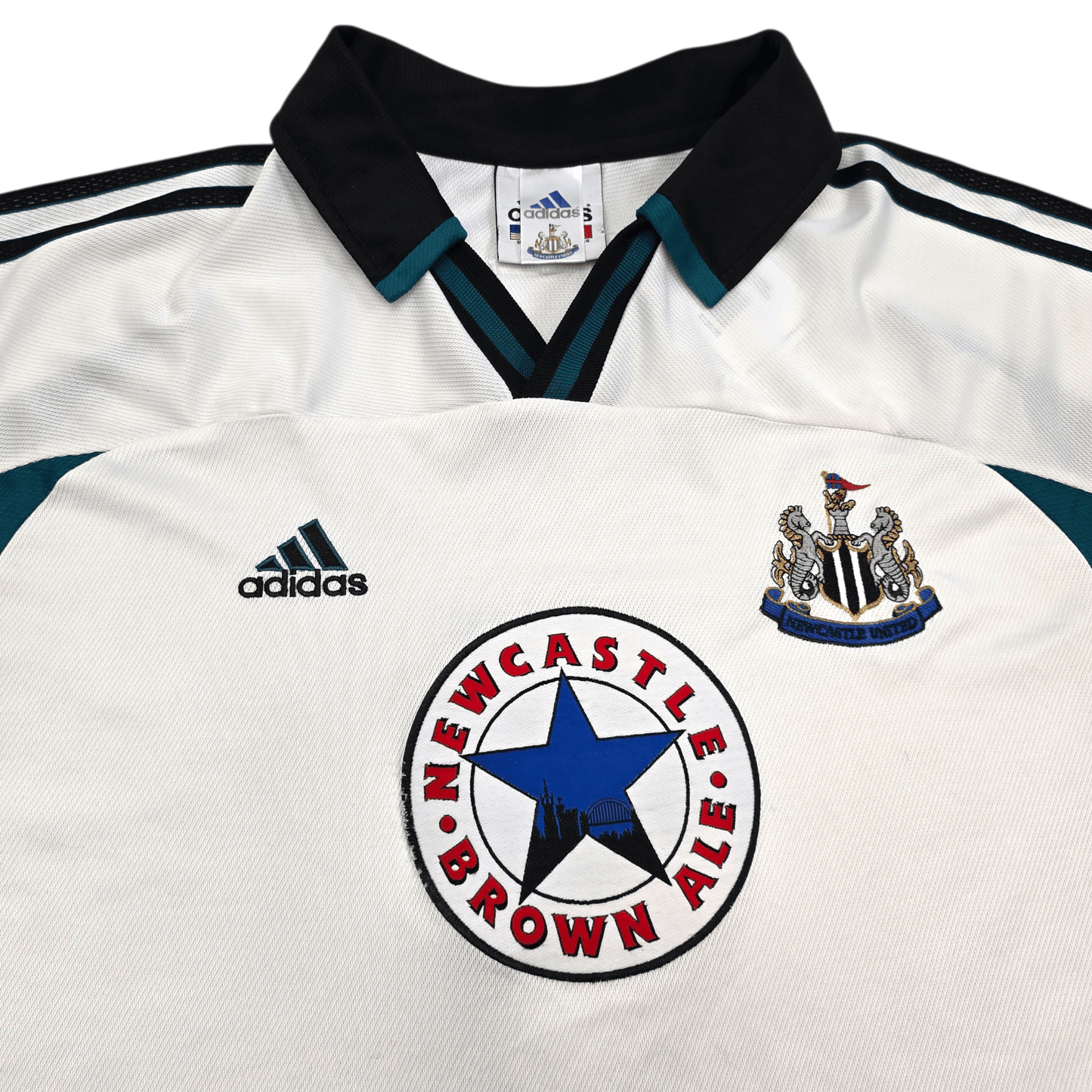 1999/00 Newcastle United Away Football Shirt (L) Adidas