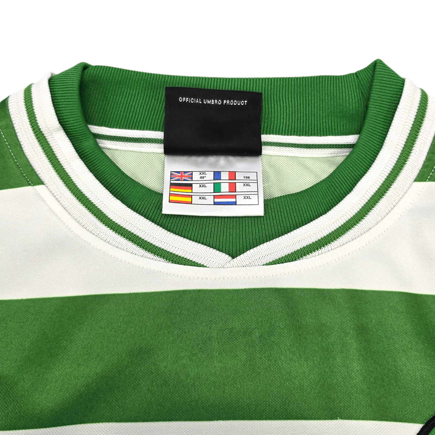 1999/01 Celtic Home Football Shirt (2XL) Umbro #7 Larsson